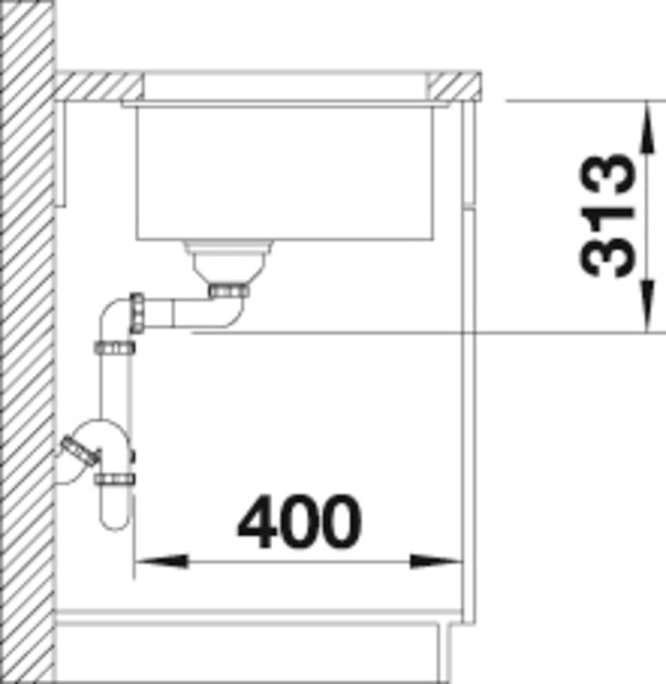 Blanco Granitspüle »SUBLINE 320-U«