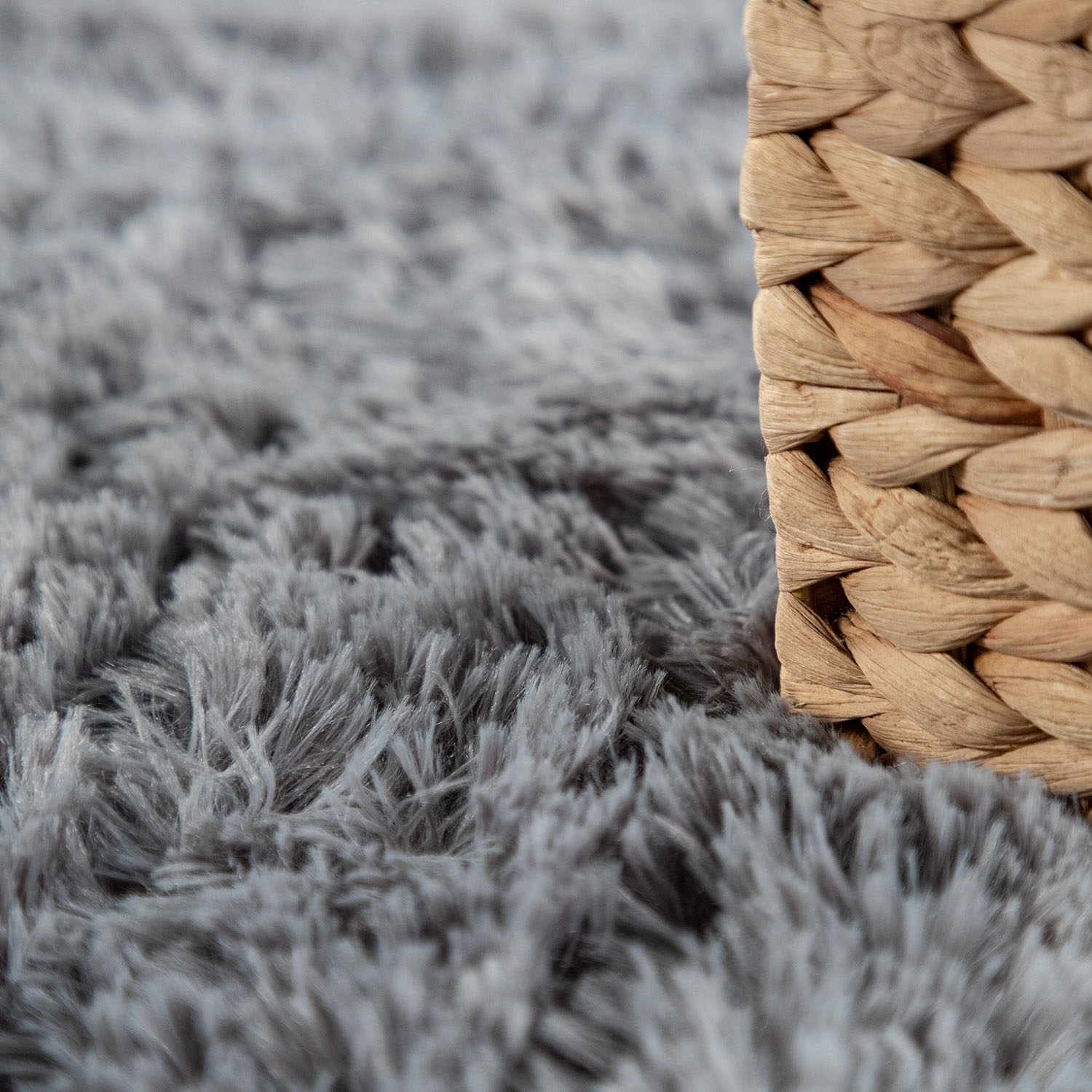 Hochflor-Teppich PACO HOME "Silky 591", grau, B:80cm H:37mm L:150cm, Polyester, Teppiche, Uni-Farben, besonders weich und kuschelig 3