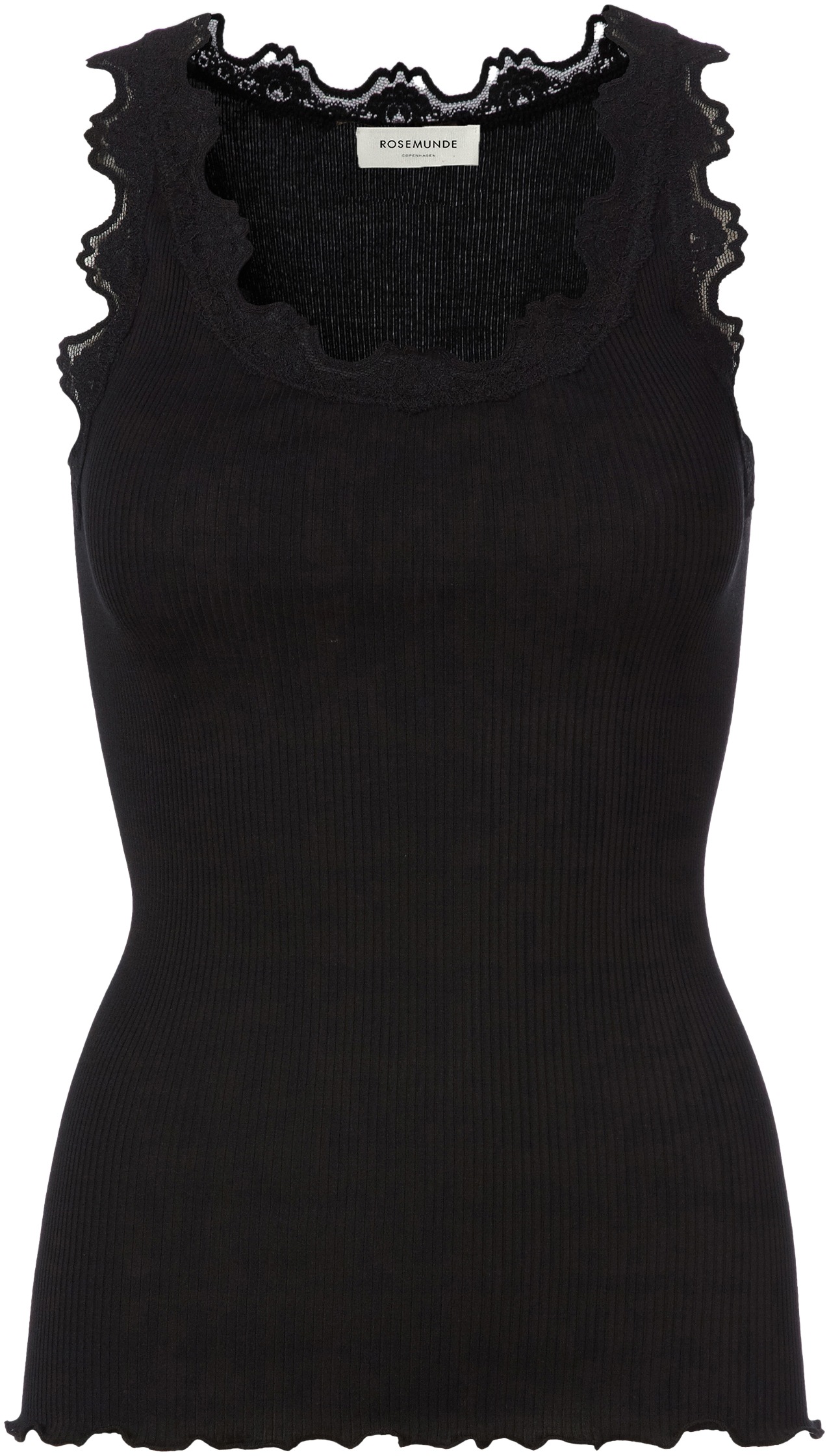 rosemunde Tanktop "Babette Silk Top" Vintage-Spitzenbesatz, breite Träger, günstig online kaufen