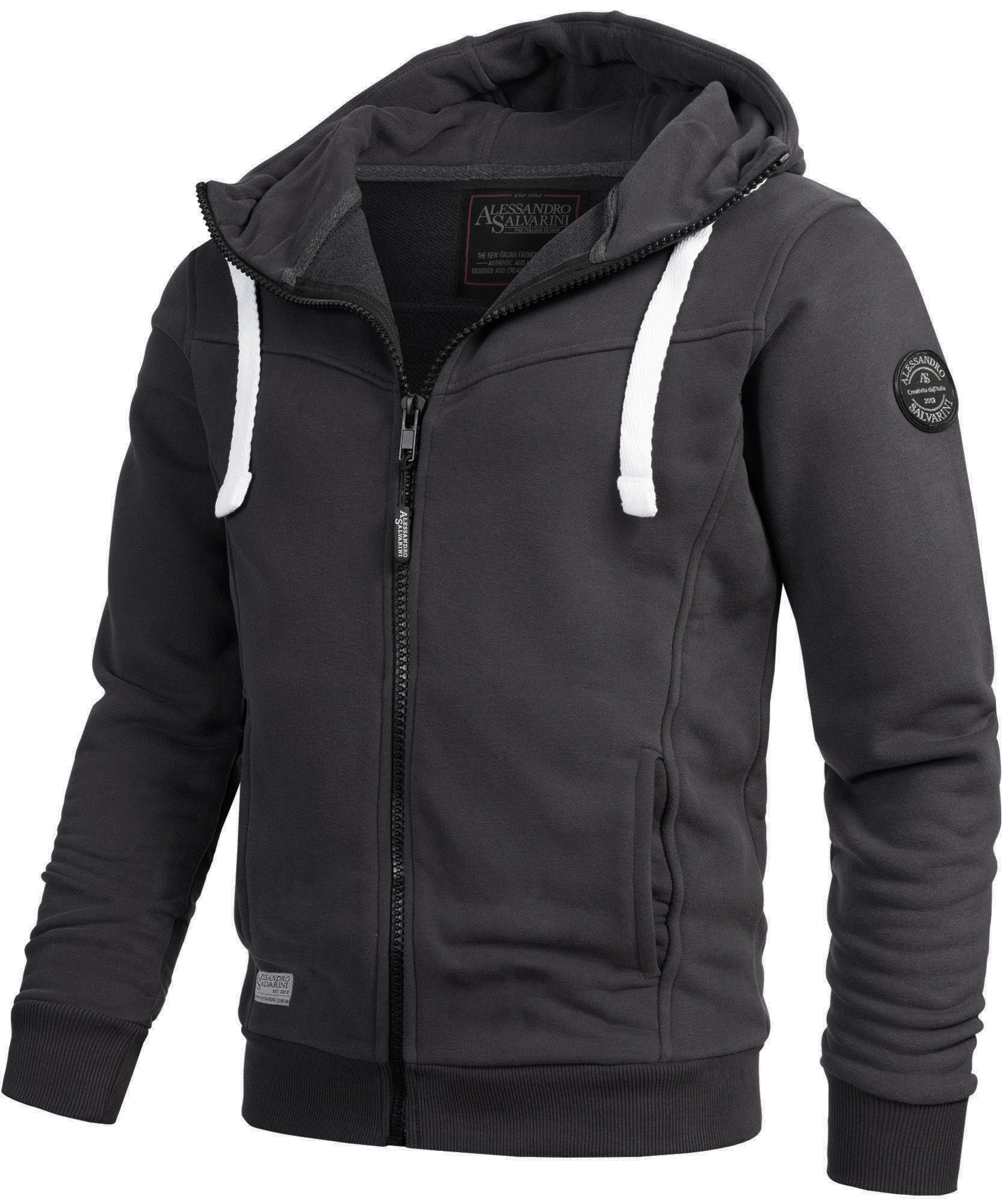 Alessandro Salvarini Kapuzensweatjacke »ASMeroiia«, mit großer Kapuze