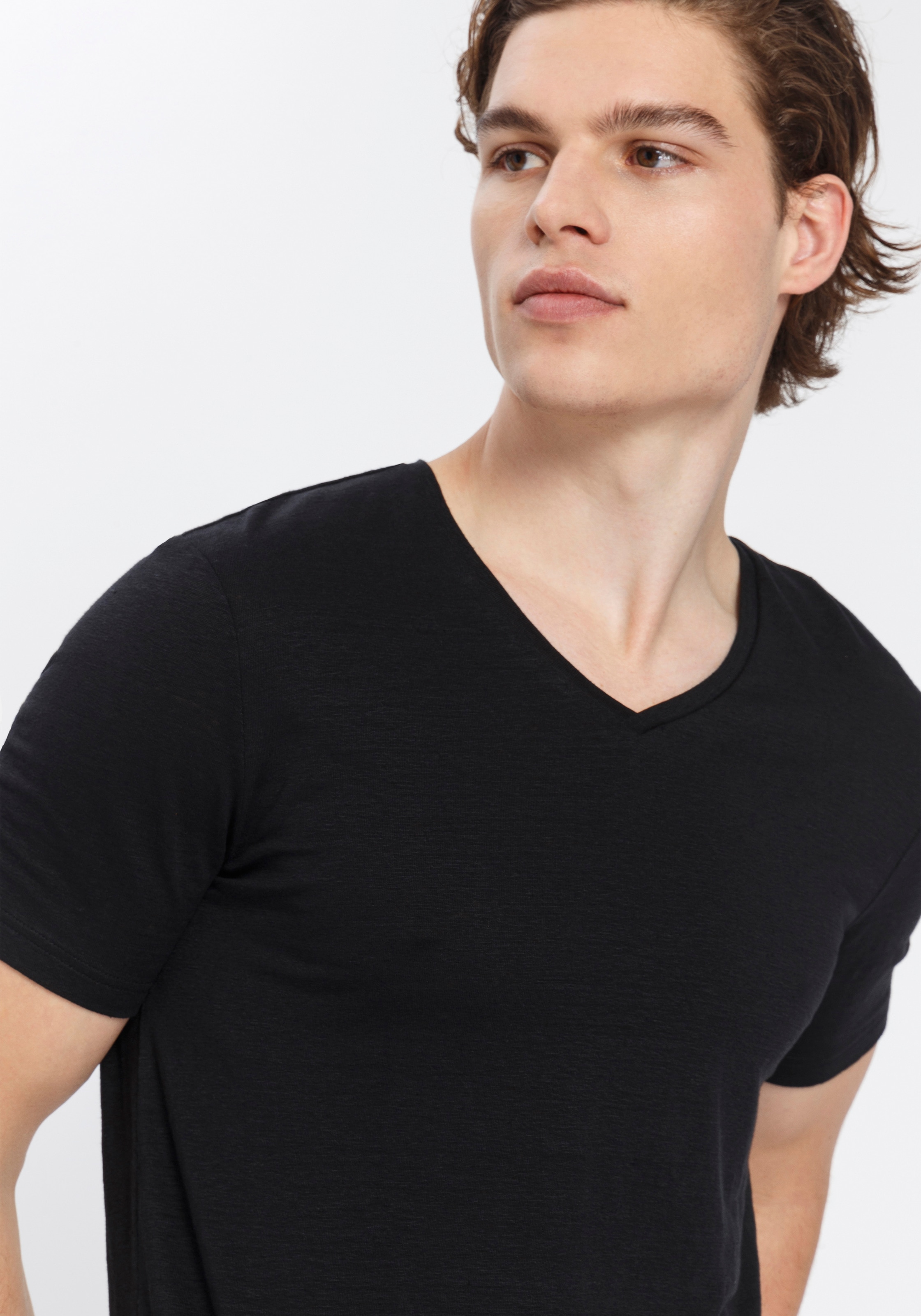 hohem OLYMP body T-Shirt mit »Level fit«, BAUR für | Five ▷ Leinenanteil