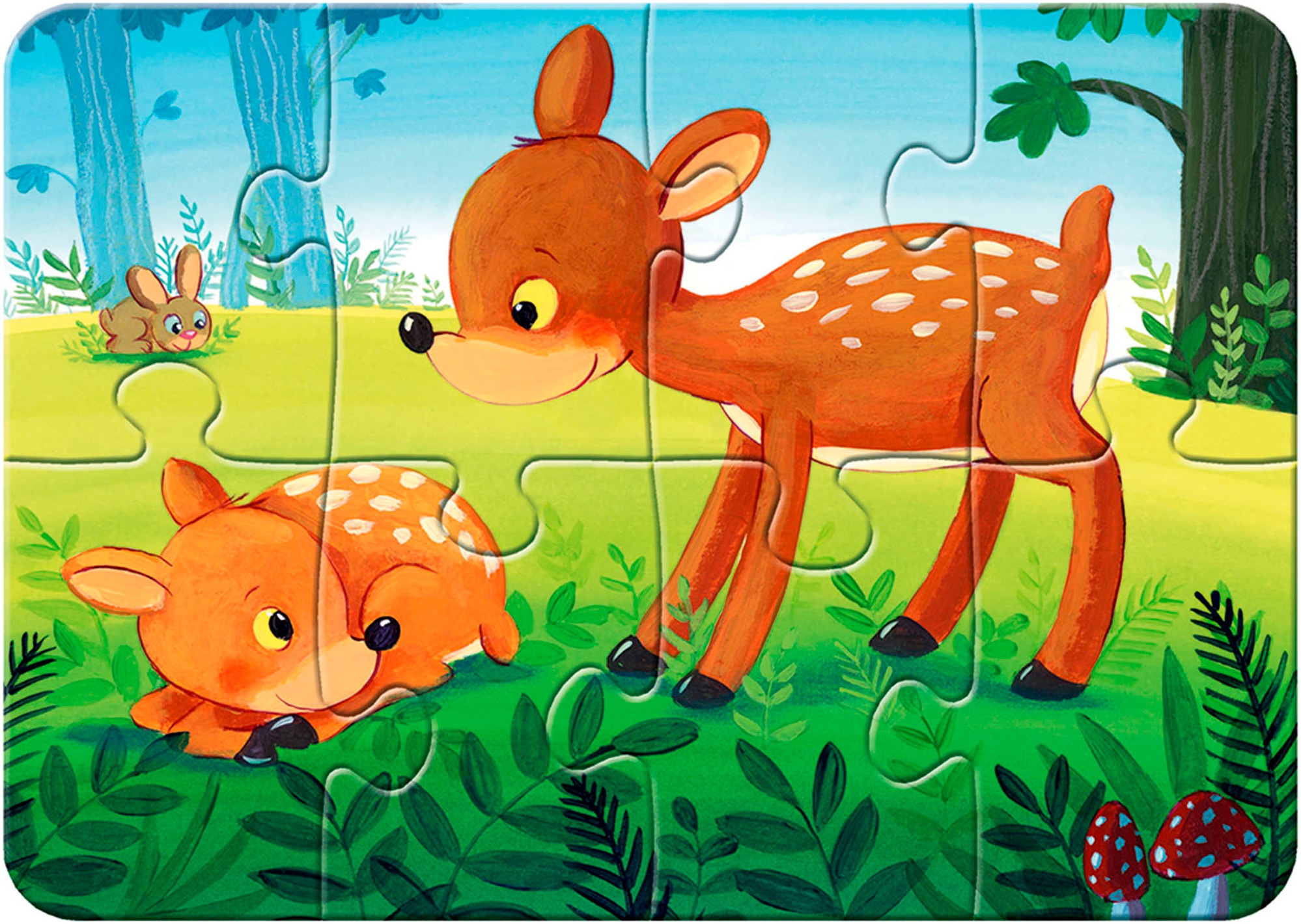 Ravensburger Puzzle »Kleine Tierfamilien«, (20 tlg.), Made in Europe