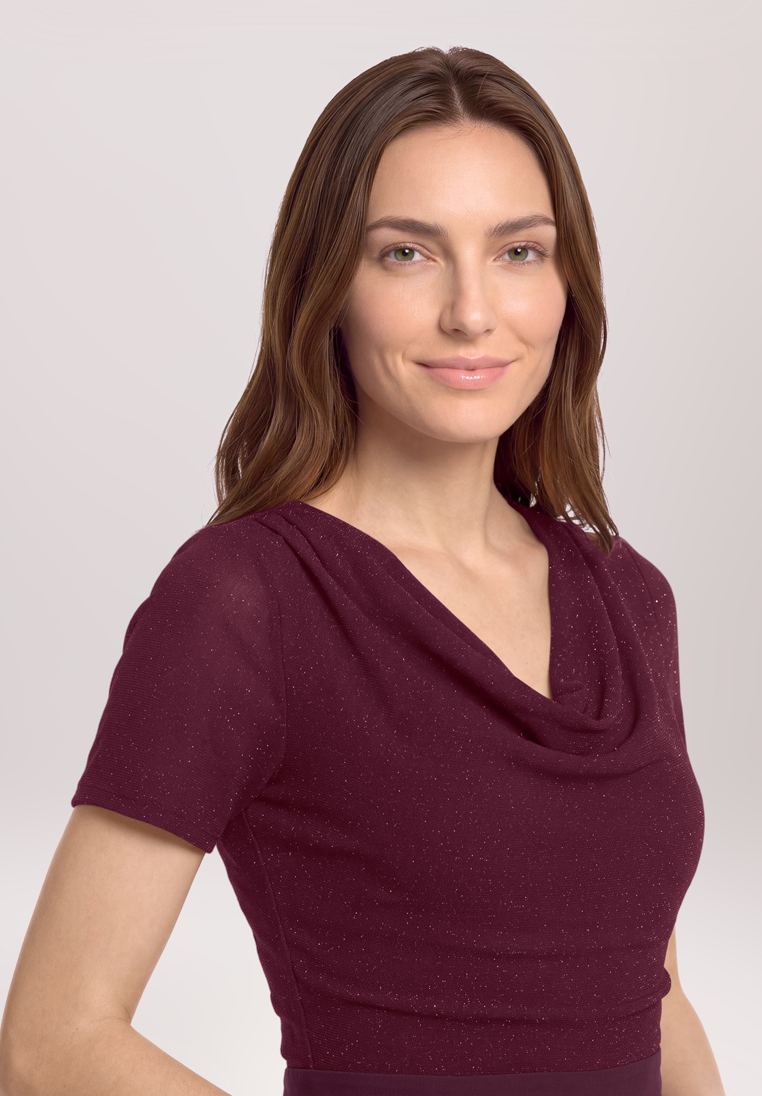 Vera Mont Overall »Damen mit Wasserfallausschnitt« 1
