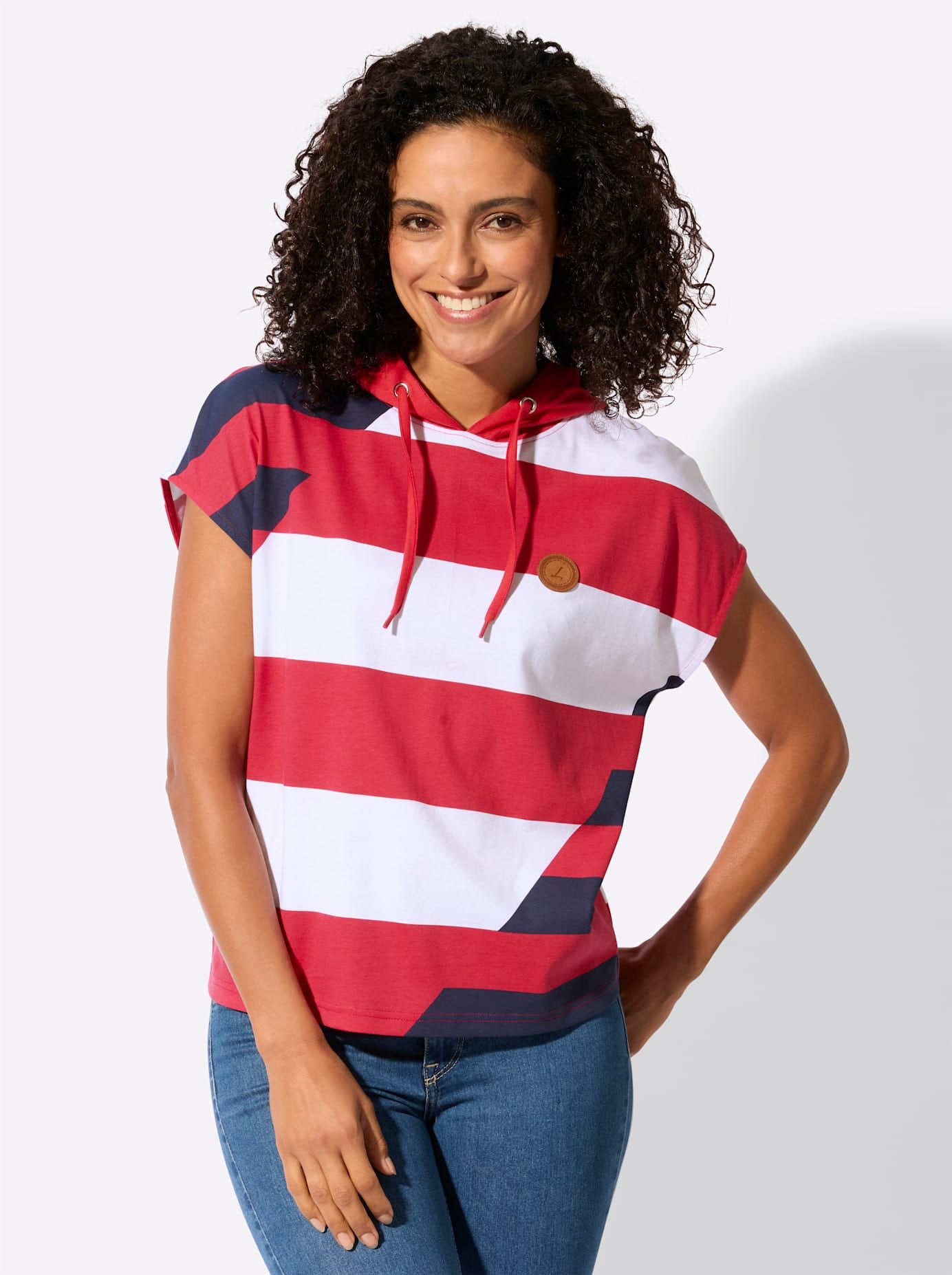 Casual Looks Kapuzenshirt "Kapuzen-Shirt", 1 tlg. günstig online kaufen