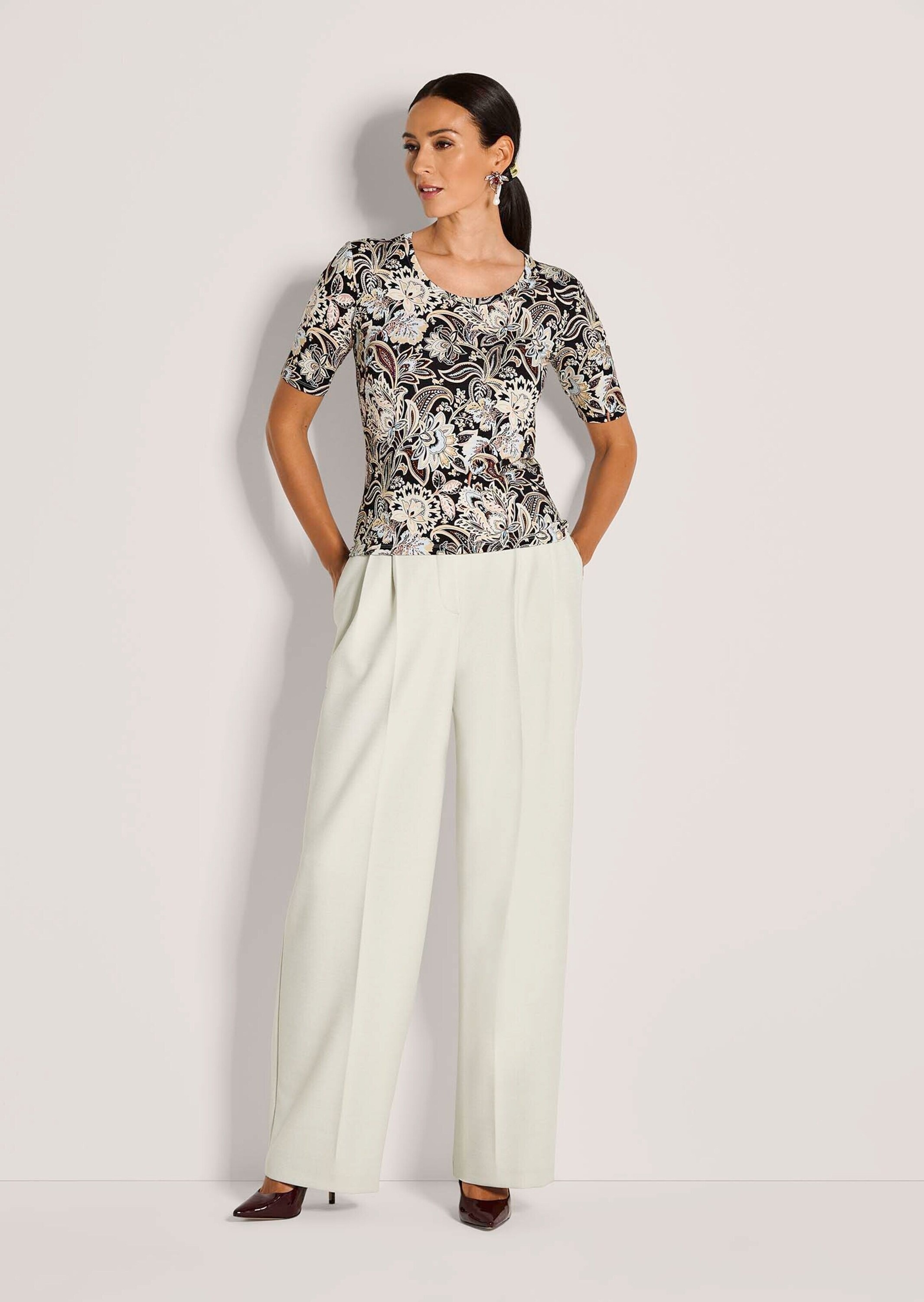 MADELEINE Kurzarmshirt "Blusenshirt Farbenfrohes Shirt mit Paisley-Print" günstig online kaufen