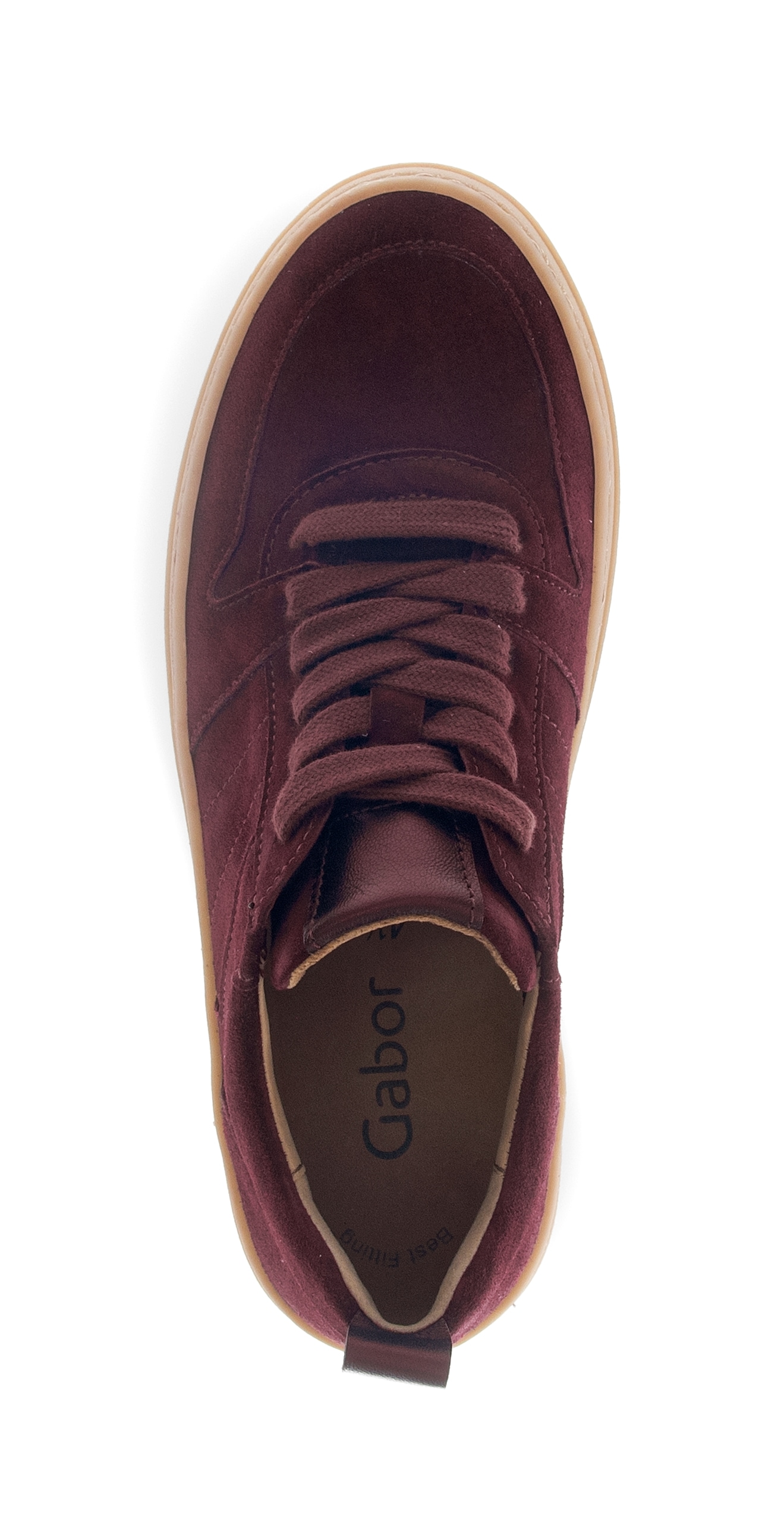 Gabor Plateausneaker, Freizeitschuh, Halbschuh, Schnürschuh mit Best Fitting-Ausstattung