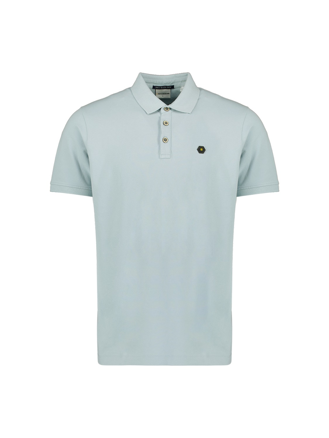 NO EXCESS Poloshirt »No Excess Poloshirt Polo Pique Garment Dyed«