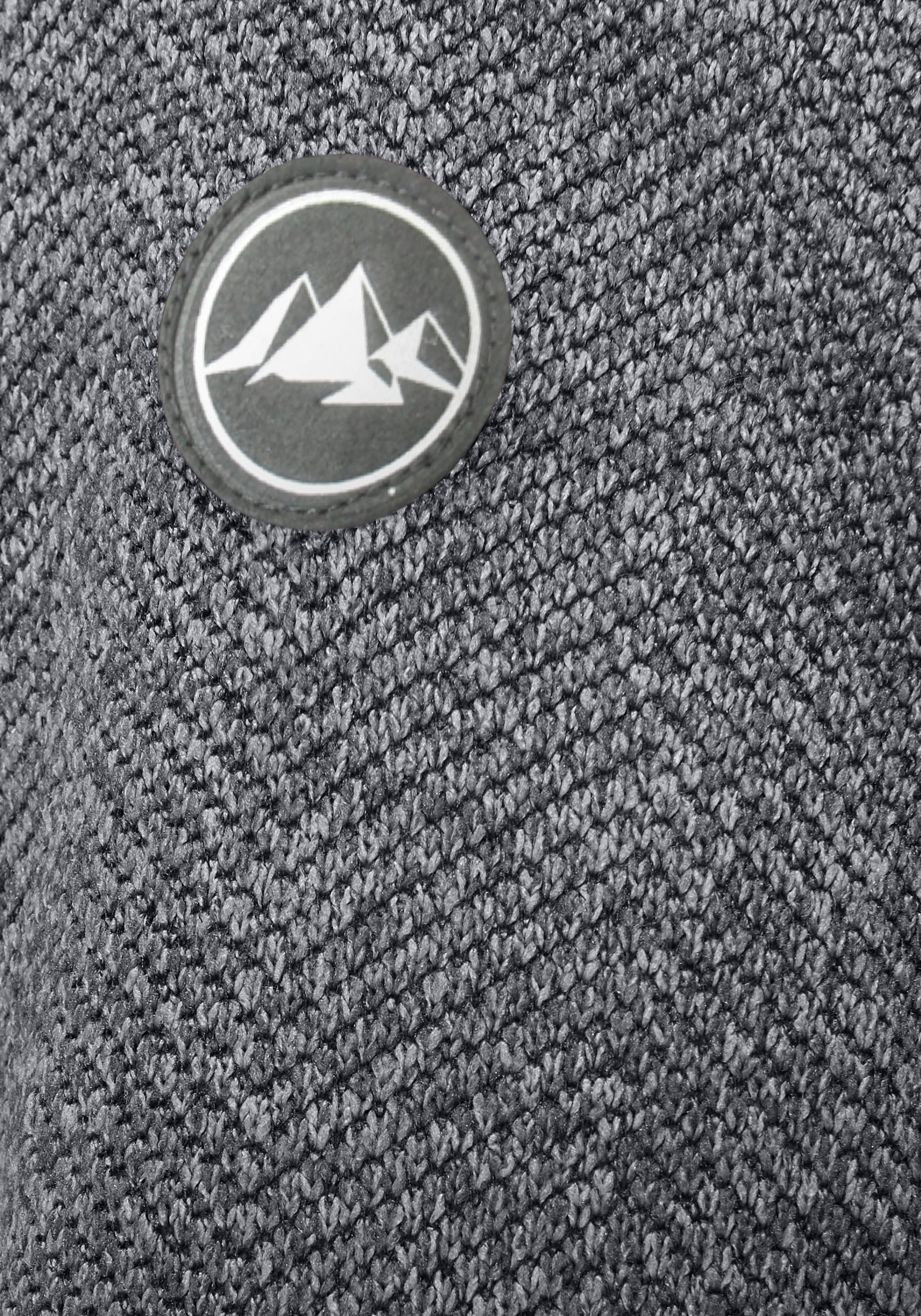 Polarino Strickfleecejacke, ohne Kapuze, für den Herbst, aus wärmendem Material, sportlicher Stil