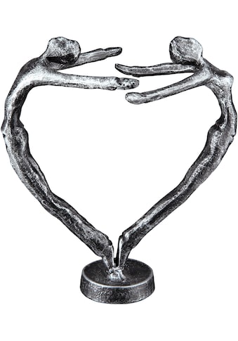 Casablanca by Gilde Dekofigur »Design Skulptur In Love, silber«, (1 St.), Dekoobjekt,... kaufen