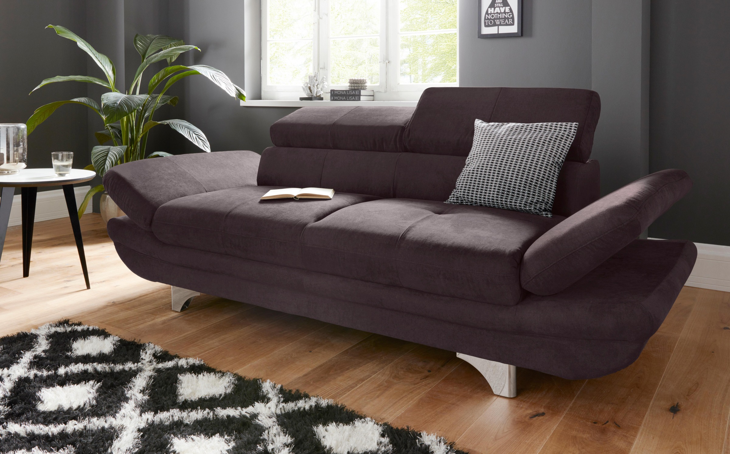 COTTA 2-Sitzer "Enterprise", Big-Sofa, mit Armteilverstellung & Kopfteilver günstig online kaufen