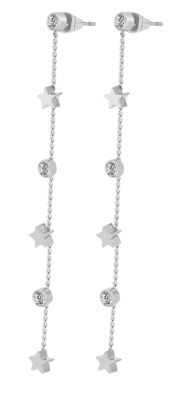 Adelia´s Paar Ohrhänger »Damen Ohrstecker aus poliertem Edelstahl«