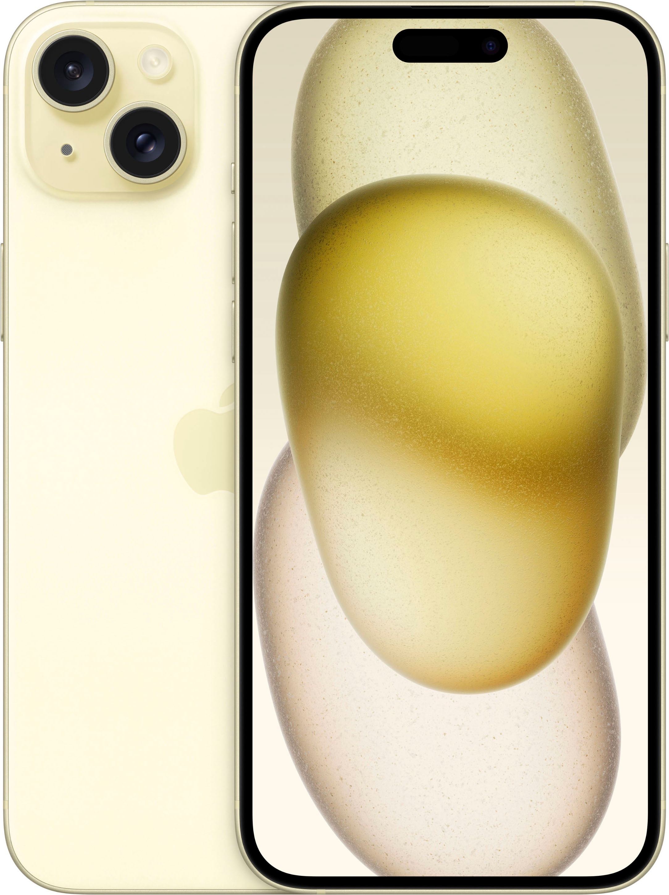 Apple Smartphone »iPhone 15 Plus 256GB«, yellow, 17 cm/6,7 Zoll, 256 GB Speicherplatz, 48 MP Kamera