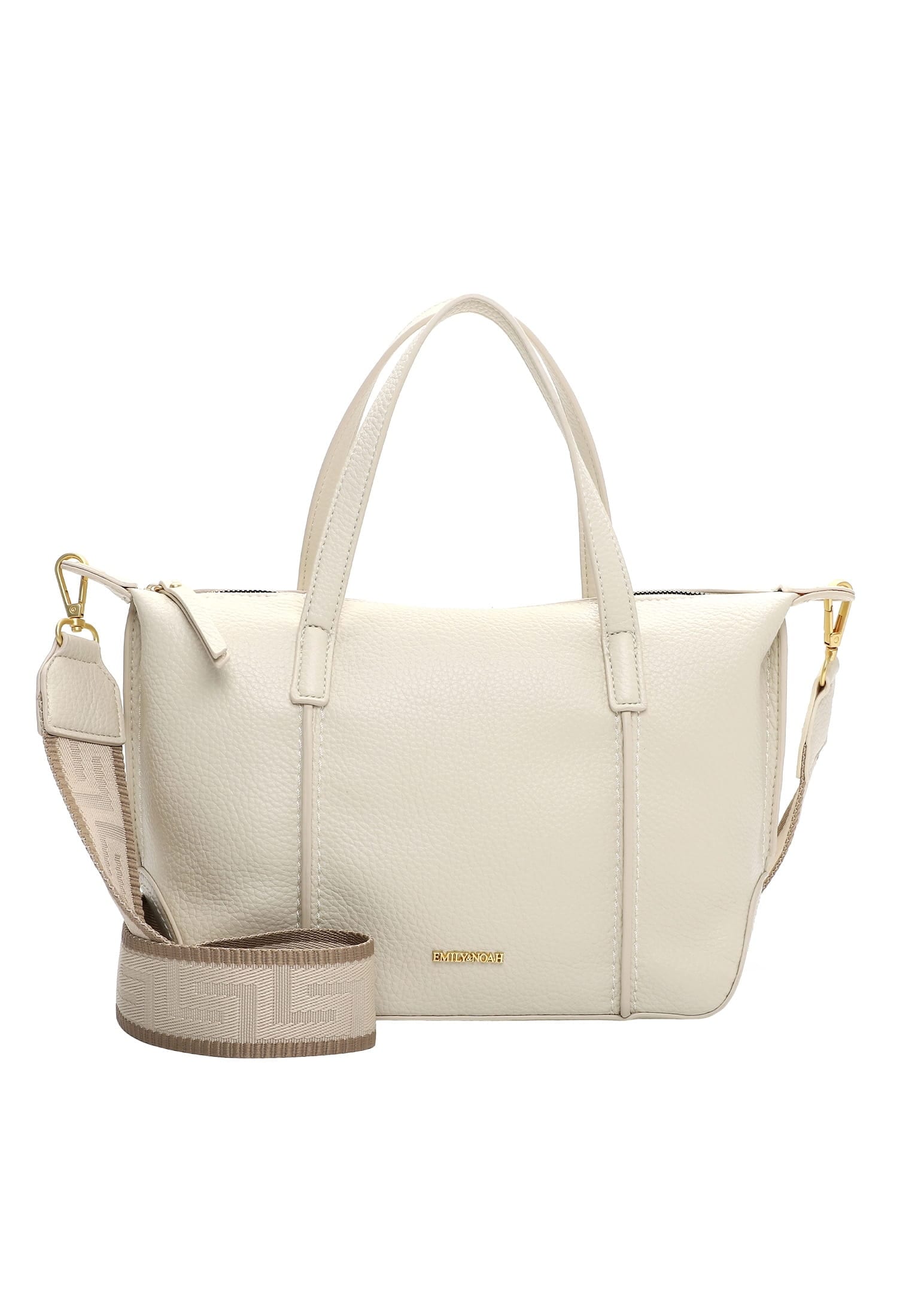 EMILY & NOAH Damen Shopper "Shopper E&N Julie", beige, Polyurethan, Taschen