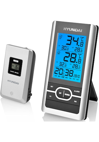 Wetterstation »Hyundai WS1070S«, (mit Außensensor)