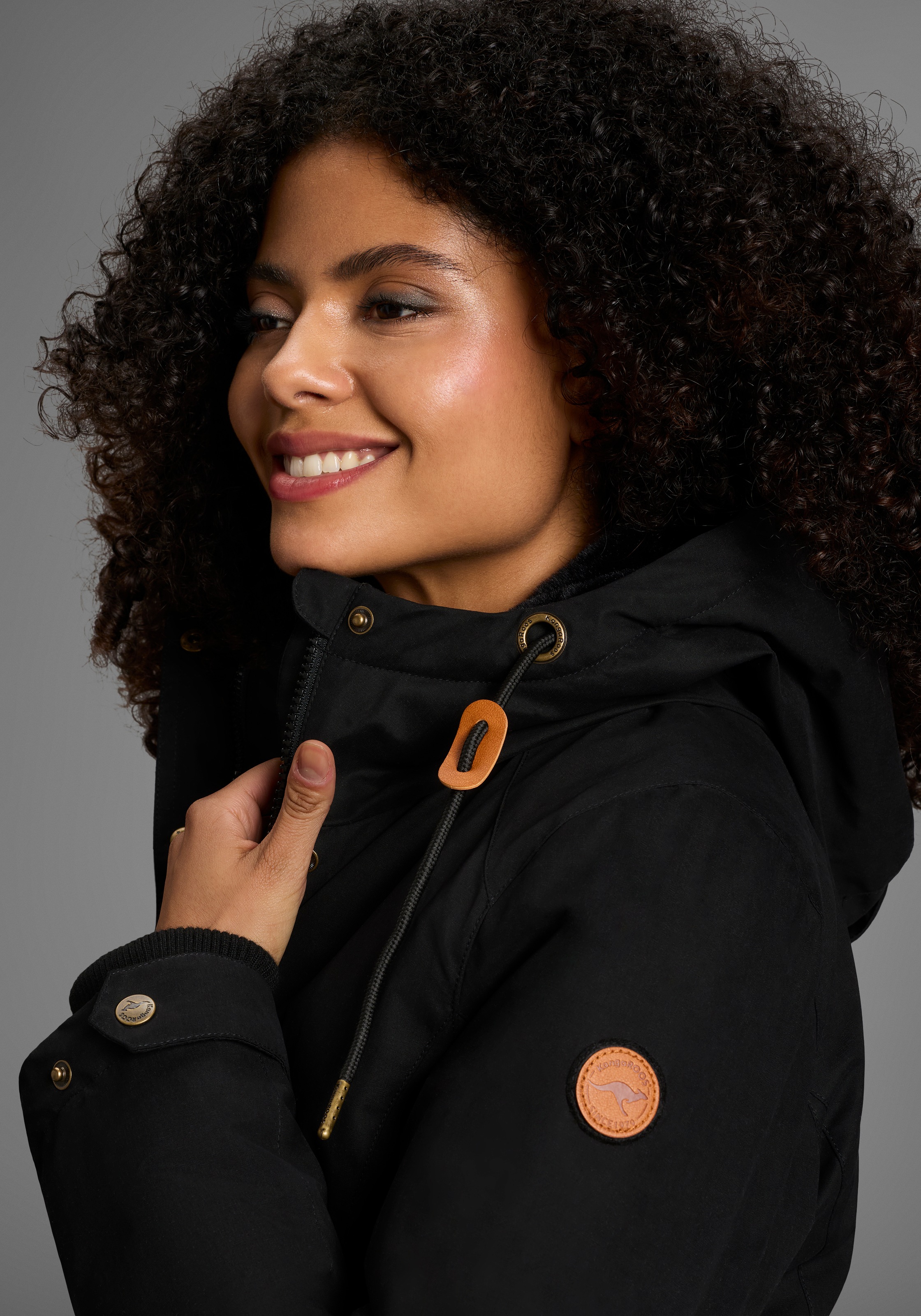 KangaROOS Parka mit Teddy Fellimitat gefüttert, Winterjacke günstig online kaufen