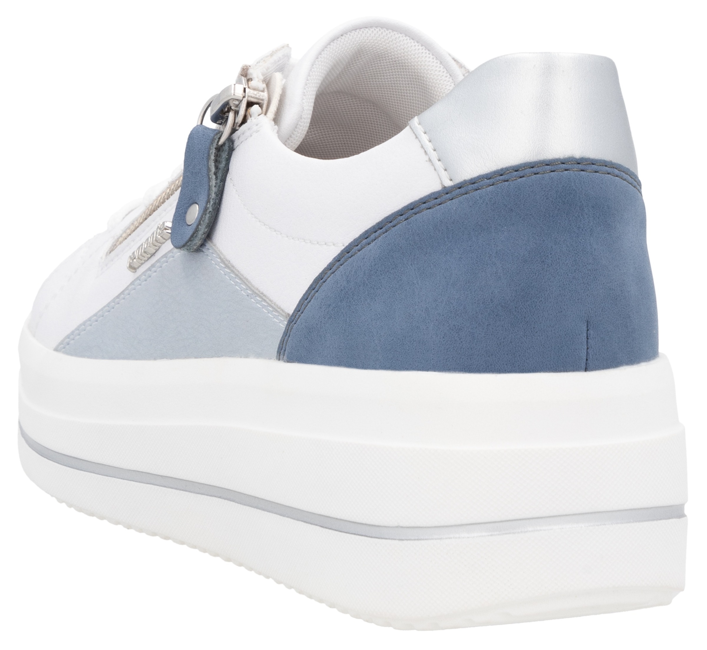 Remonte Platform Sneaker White-Light Blue EU 36 3