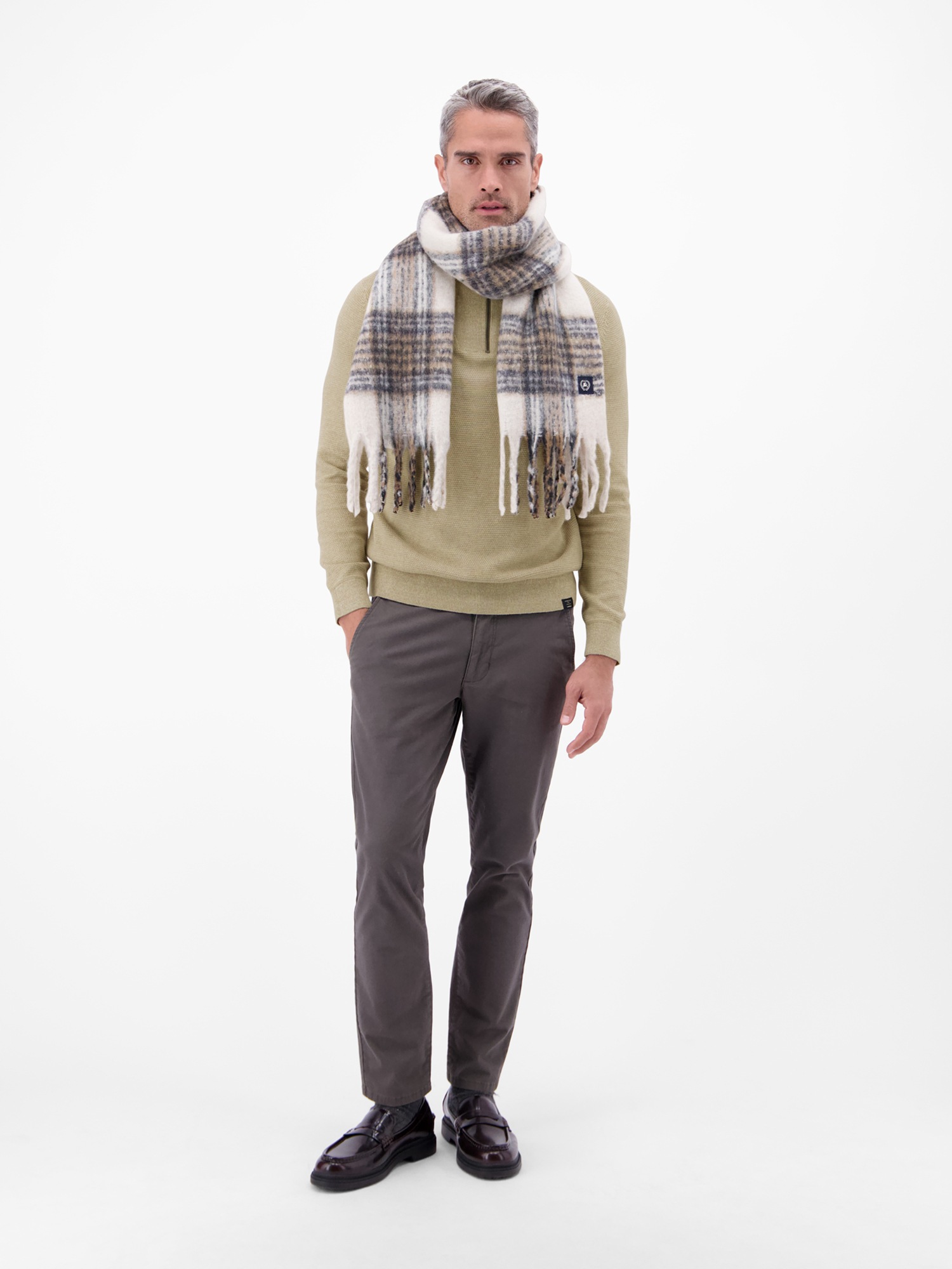 LERROS Strickpullover »Herren Stricktroyer in Twist-Struktur«