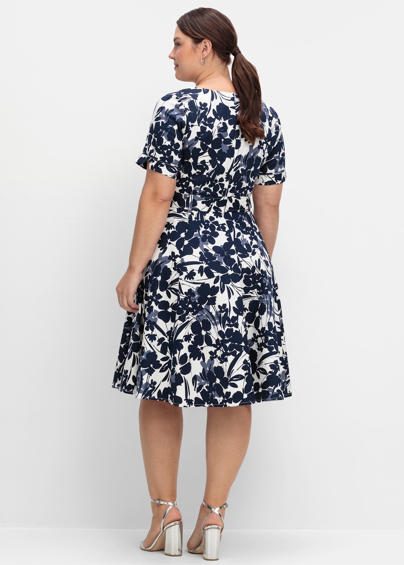 Sheego Cocktailkleid "Abendkleid" Nahttasche günstig online kaufen