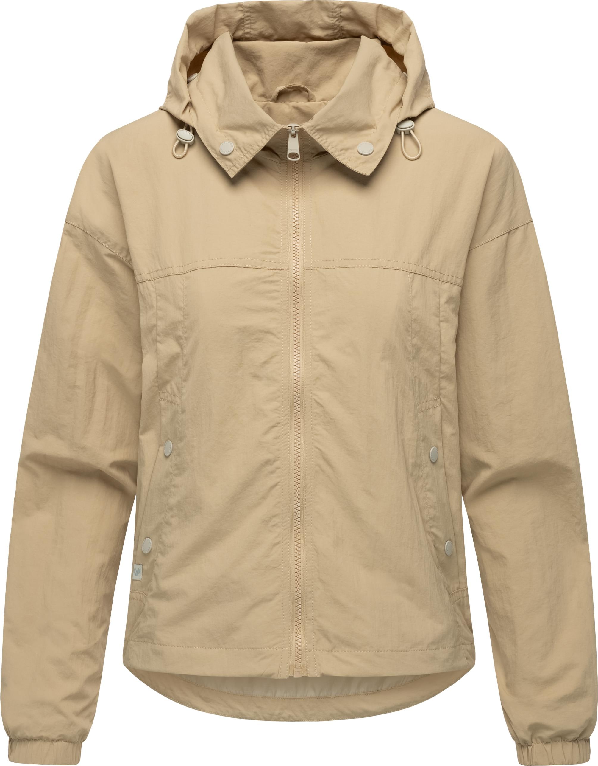 Ragwear Outdoorjacke »Cerys«, mit Kapuze, kurze Damen Übergangsjacke mit verstaubarer Kapuze