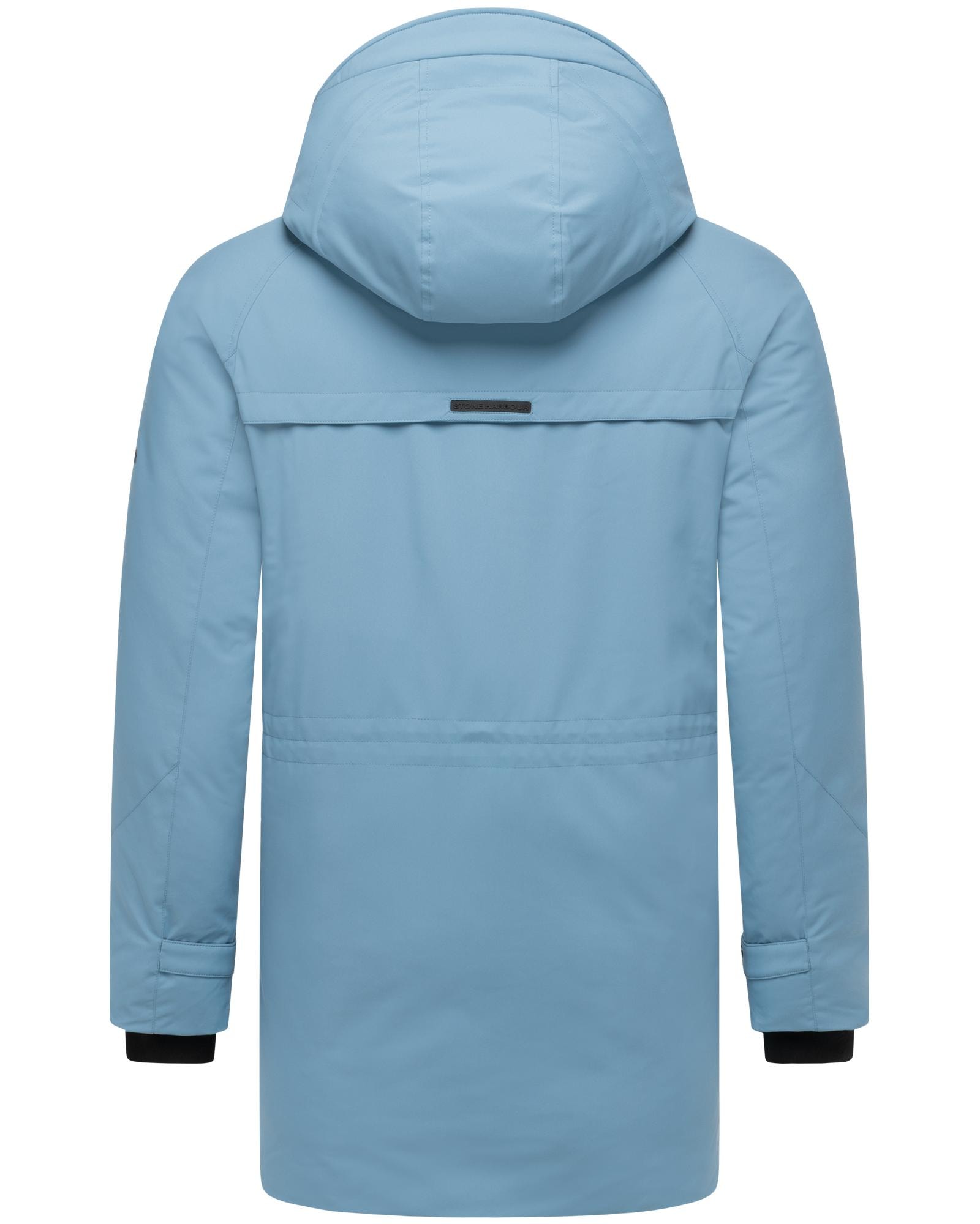 Stone Harbour Wintermantel »Emriis XX« Warmer Herren Mantel mit Magnet-Knöpfen