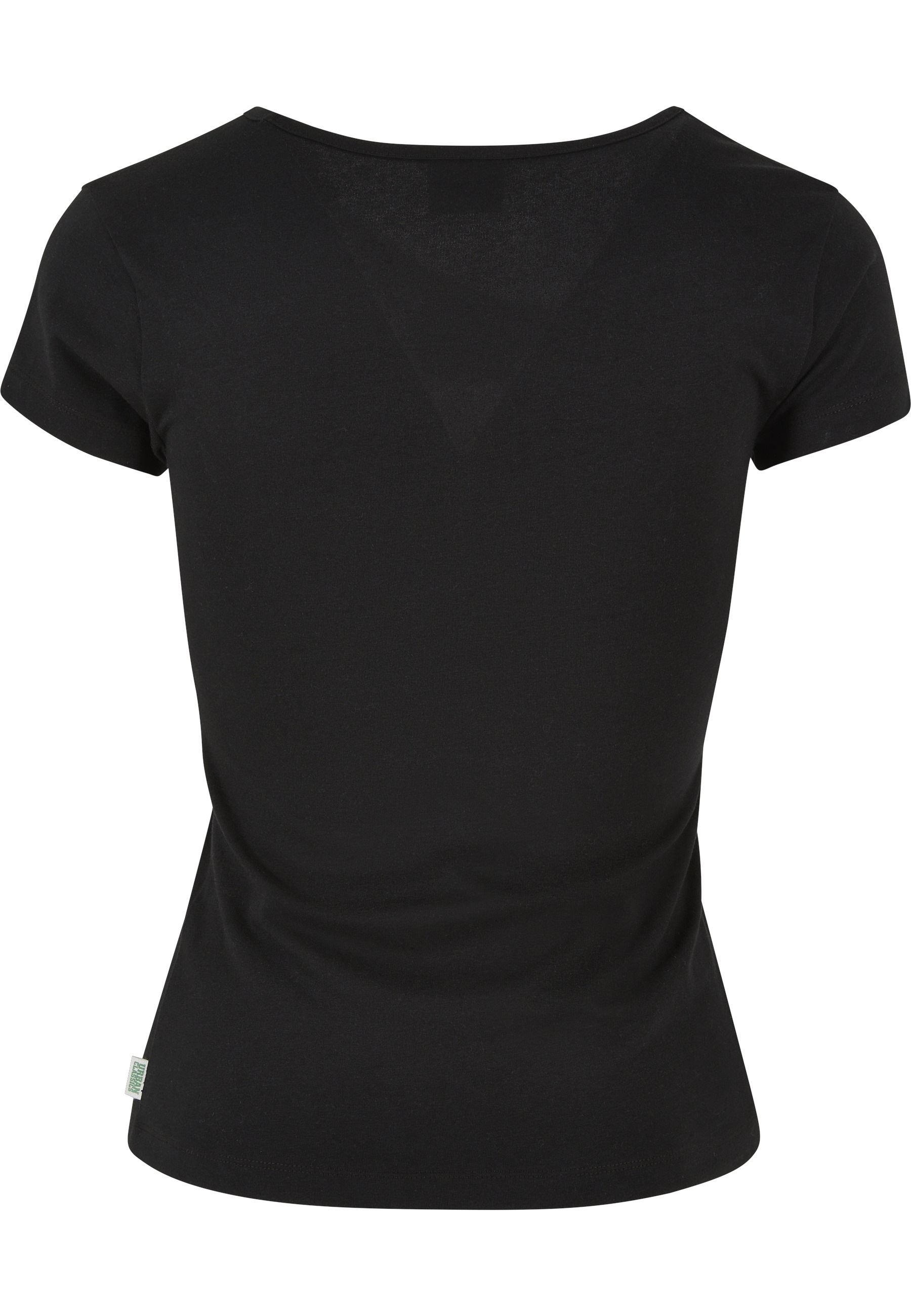 URBAN CLASSICS T-Shirt »Urban Classics Damen Ladies Organic Asymmetric Neckline Tee« 1 Stk.