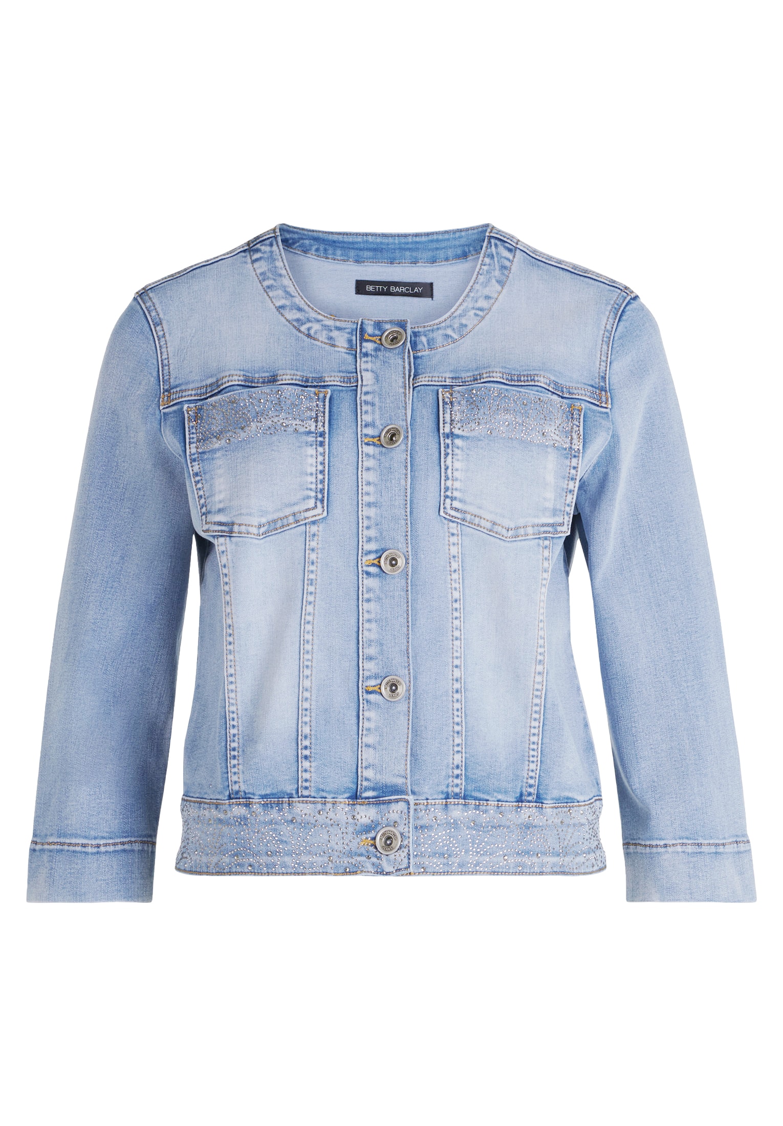 Betty Barclay Jackenblazer »Betty Barclay Jeansjacke mit 3/4 Arm«, Knöpfe