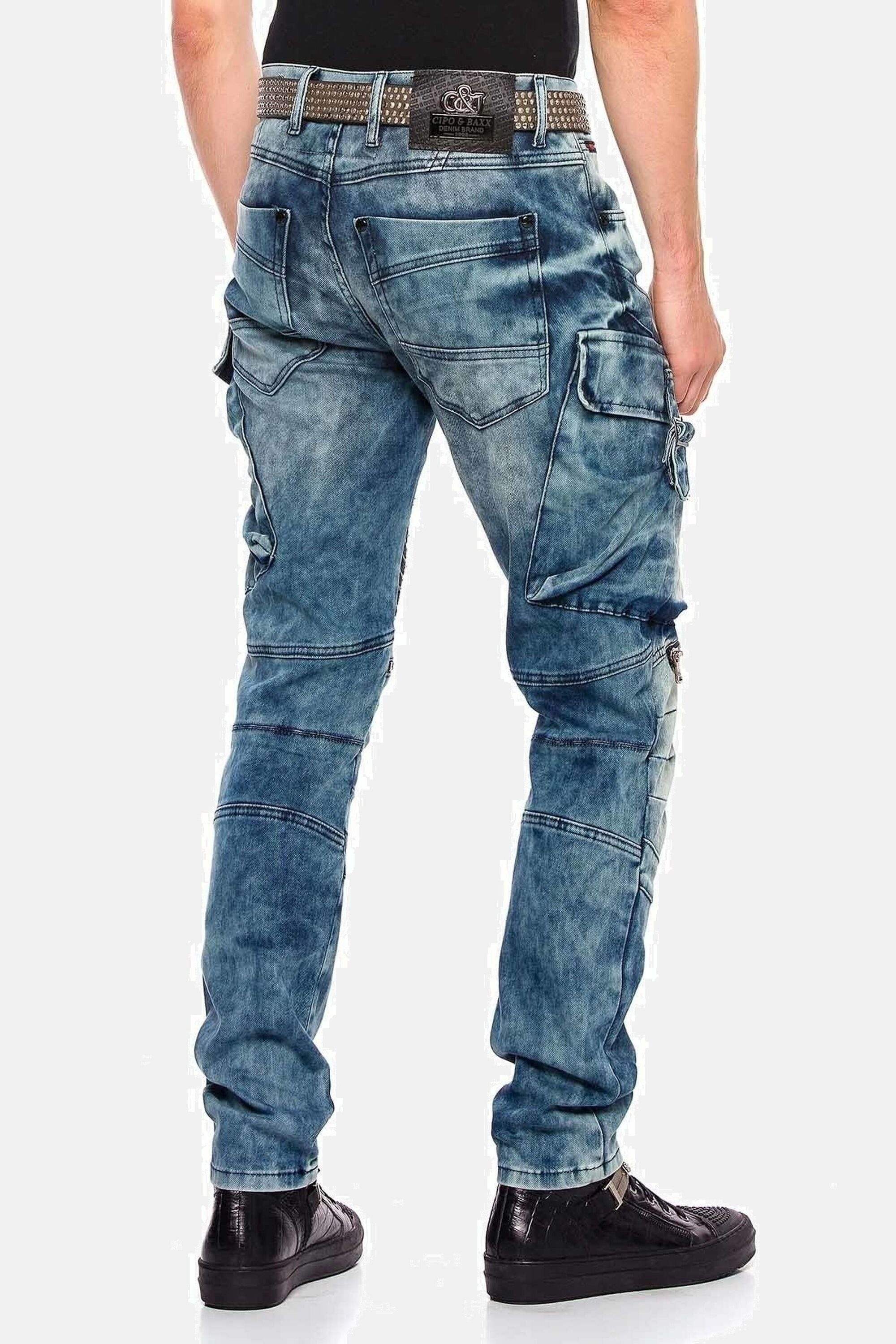 Cipo & Baxx Cargojeans »Jeans«, im Used-Look, CD-523