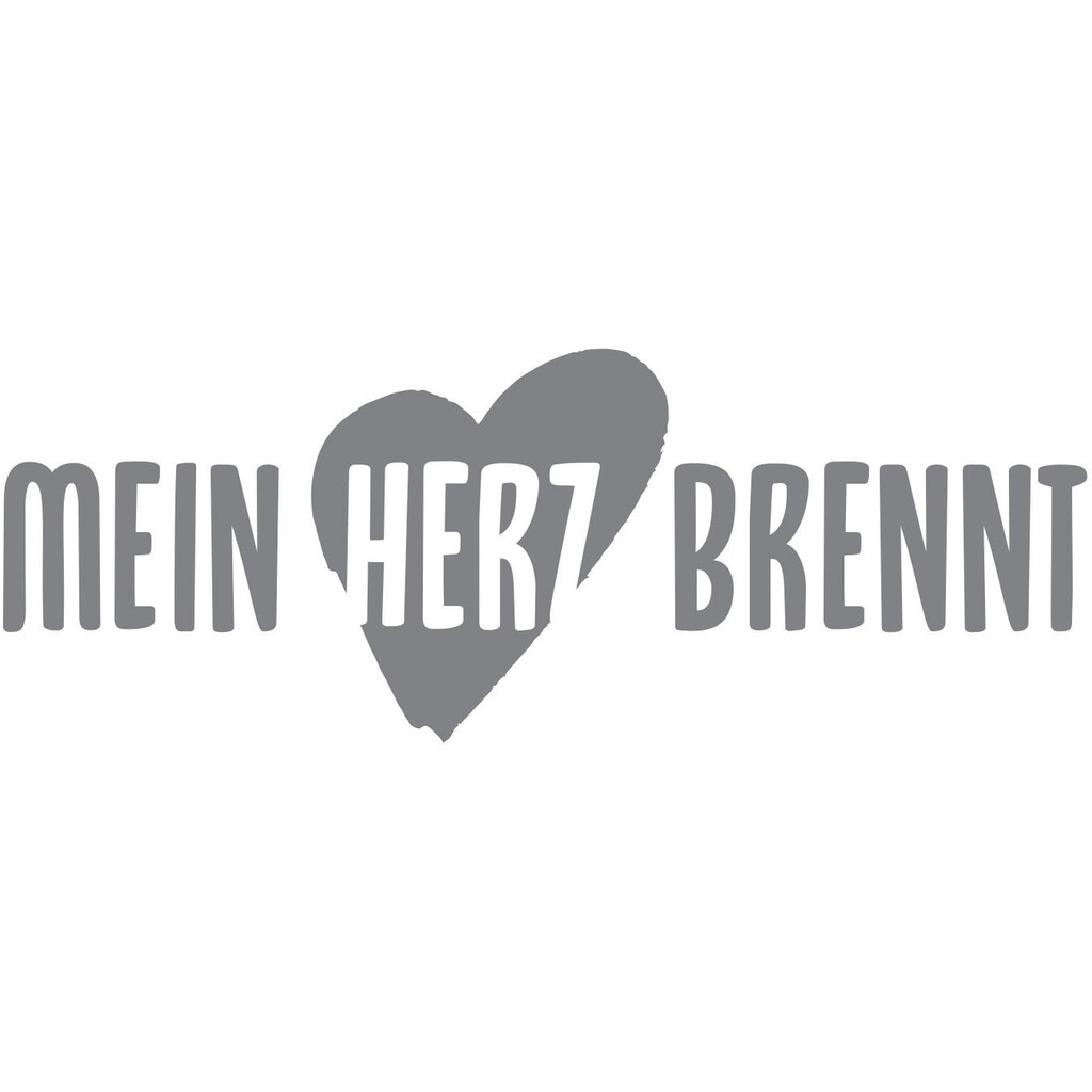 queence Wandtattoo »MEIN HERZ BRENNT«, (1 St.)