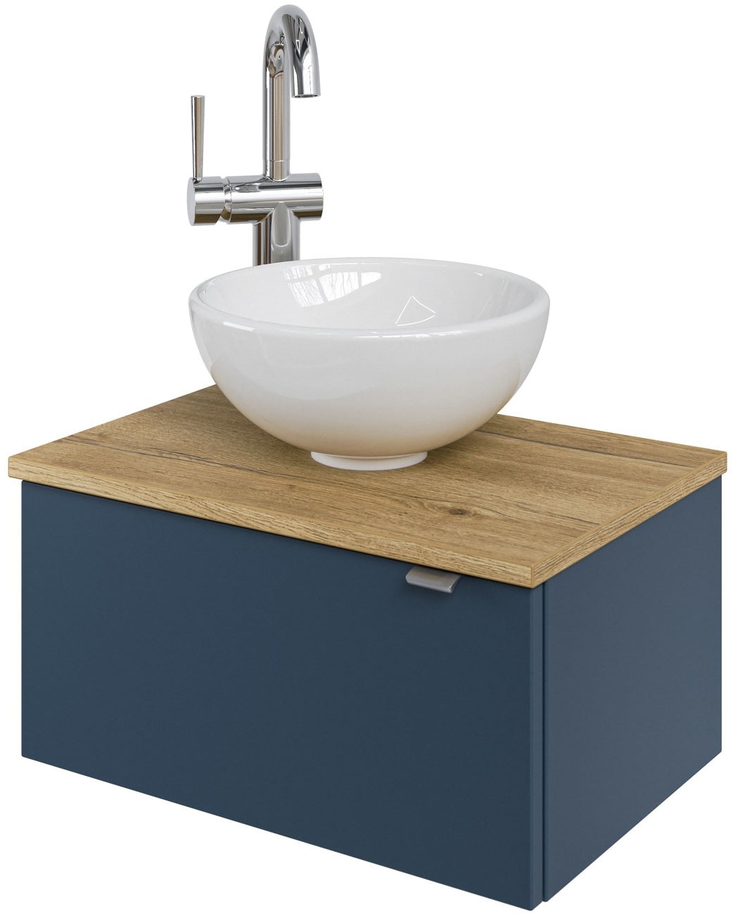 Waschtisch »Serie 6915 Waschschale mit Unterschrank für Gästebad, Gäste WC«, 51 cm mit...