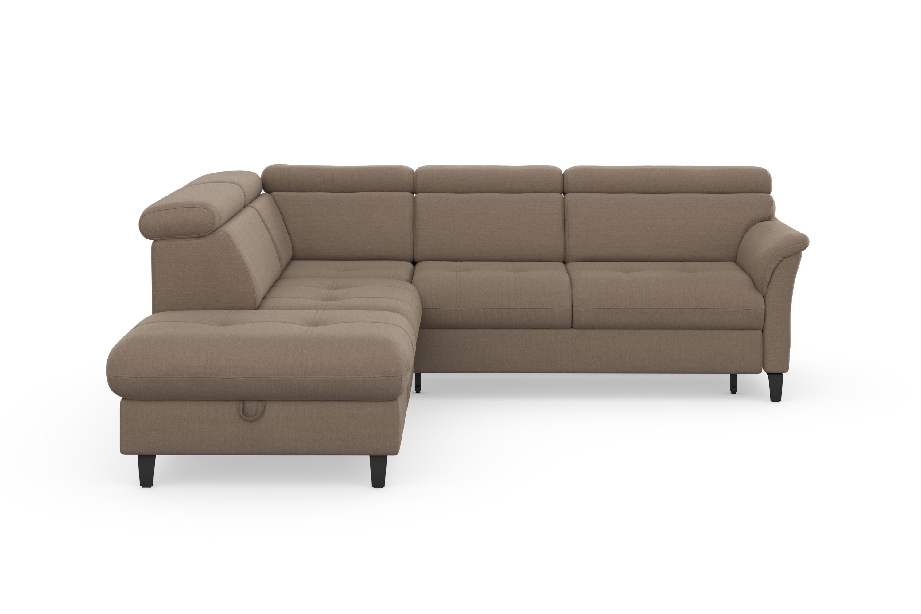 sit&more Ecksofa "Marano L-Form" inklusive Kopfteilverstellung, optional Schlaffunktion & Bettkasten