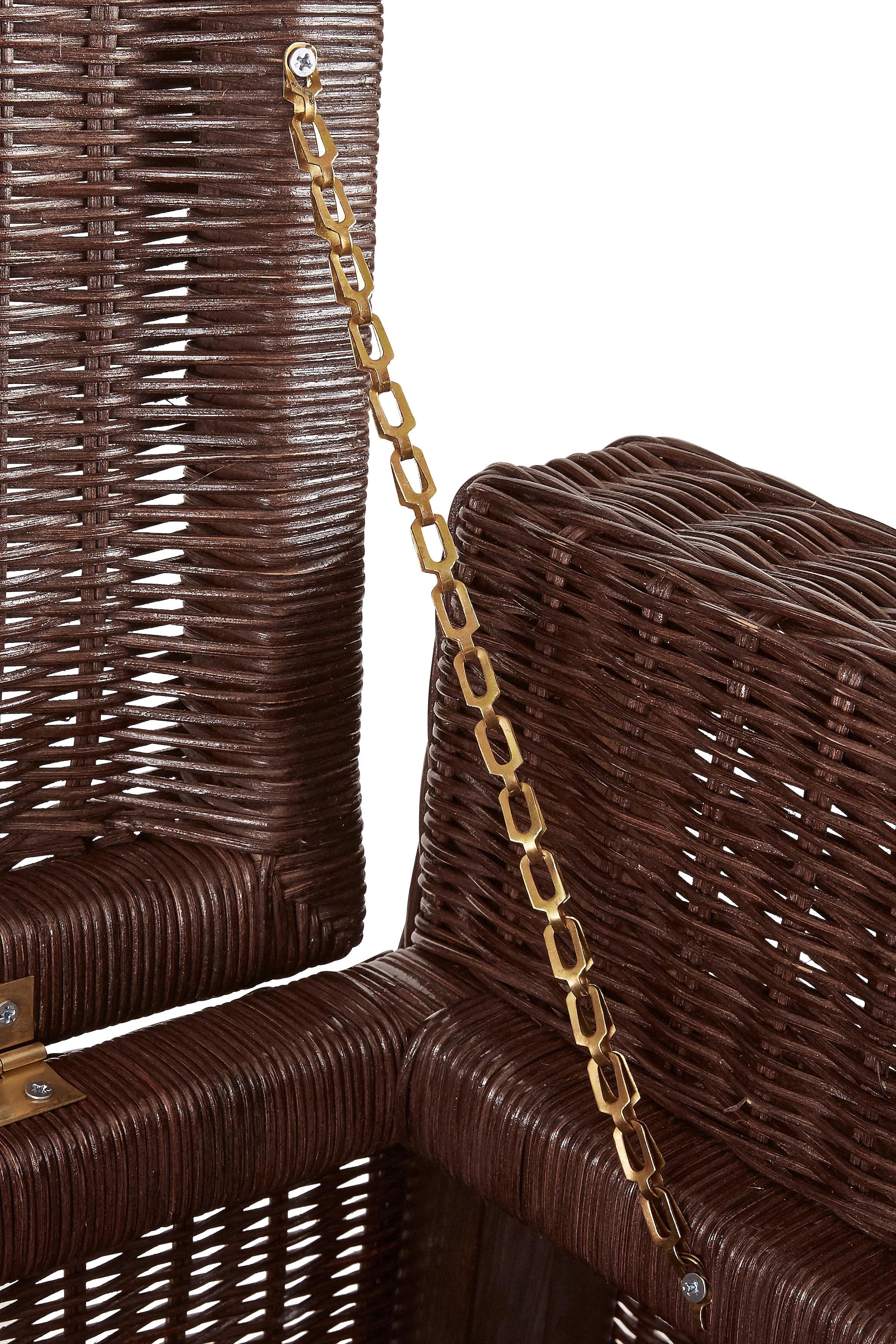 Home affaire Sitztruhe »Schönerempfang, TOPSELLER!«, (Rattan-Bank), Belastbar bis max. 80 Kg, mit Stauraum