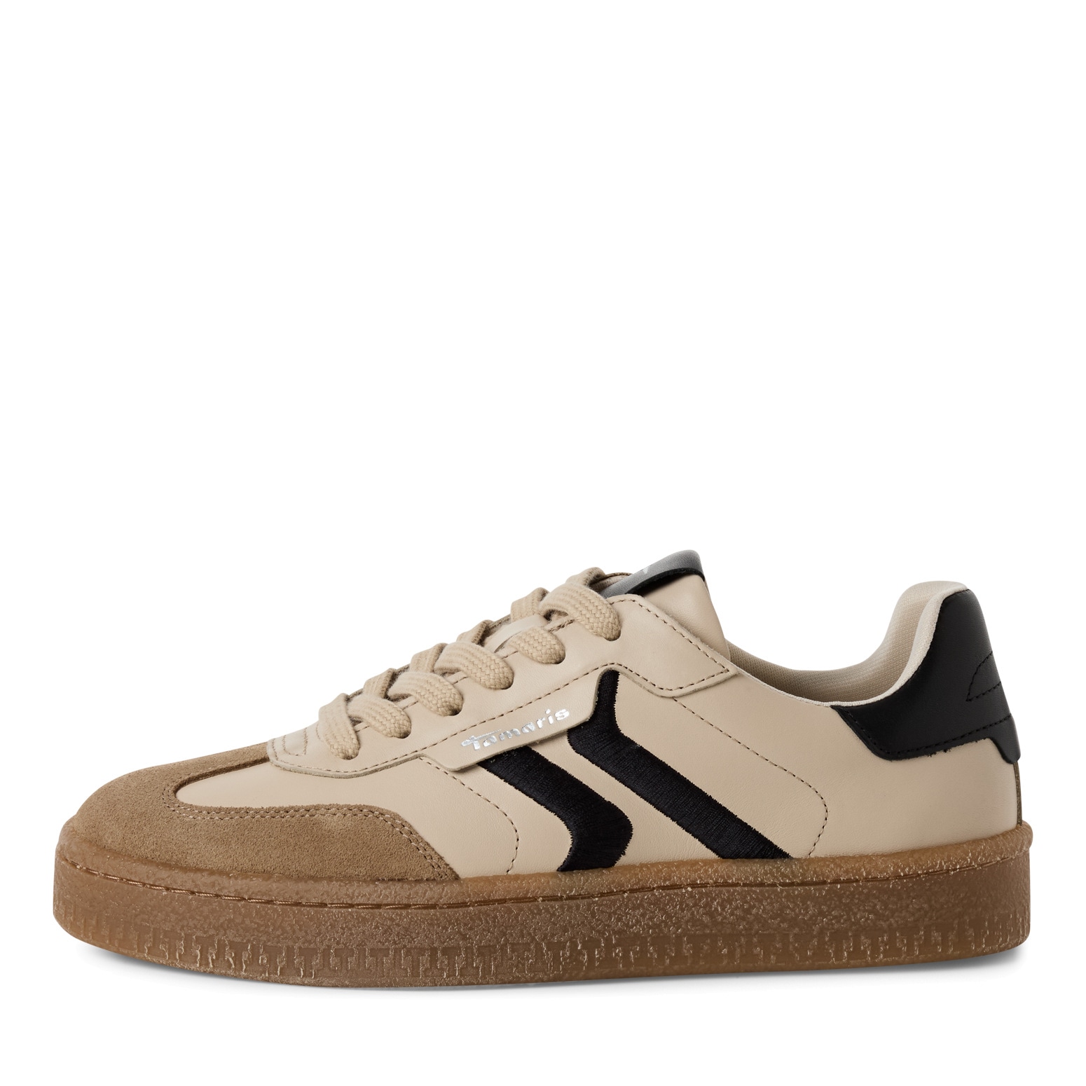 Tamaris Plateausneaker, Freizeitschuh, Halbschuh, Schnürschuh mit gepolstertem Schaftrand