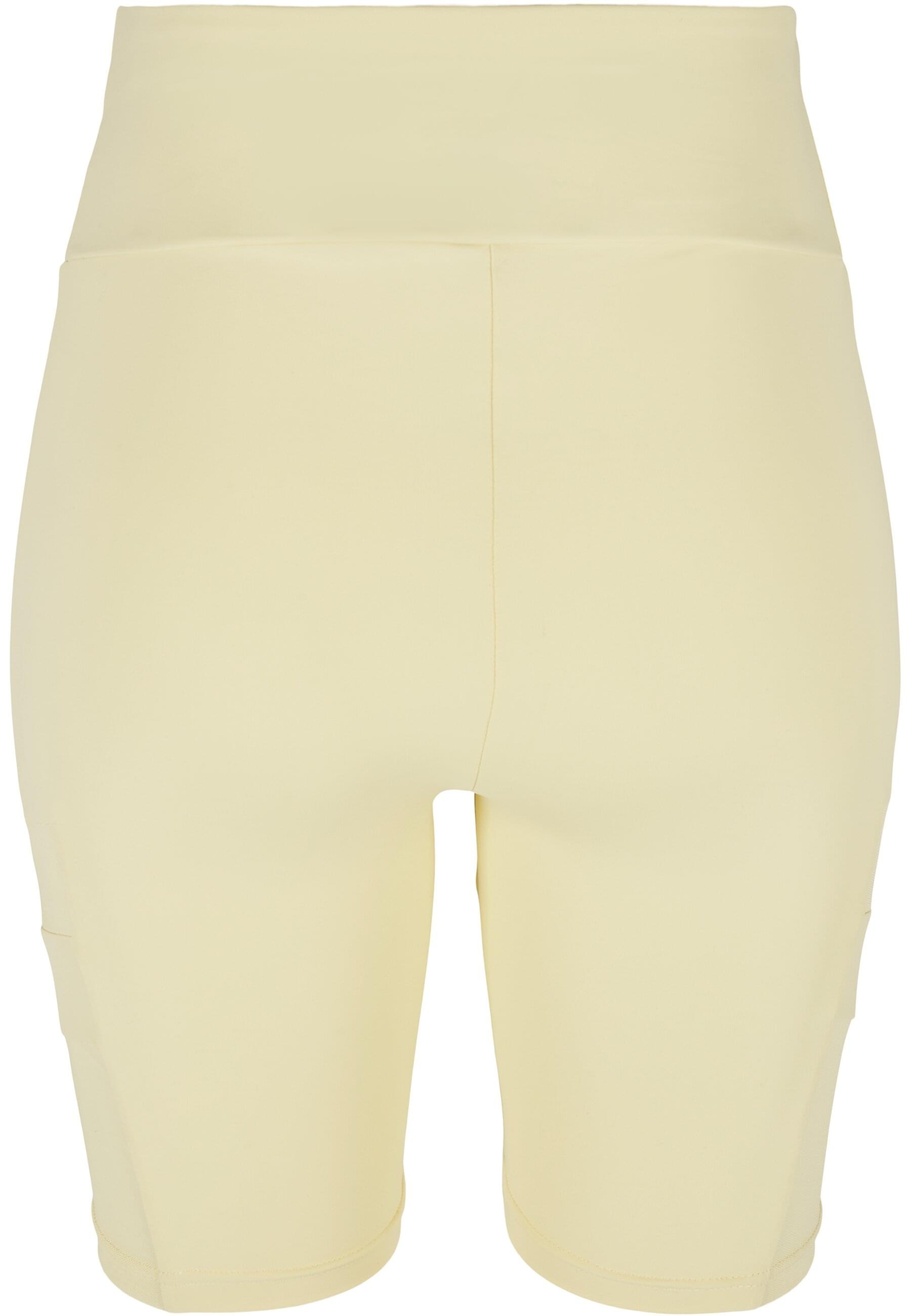 URBAN CLASSICS Stoffhose »Urban Classics Damen Ladies High Waist Tech Mesh Cycle Shorts«, (1 tlg.)