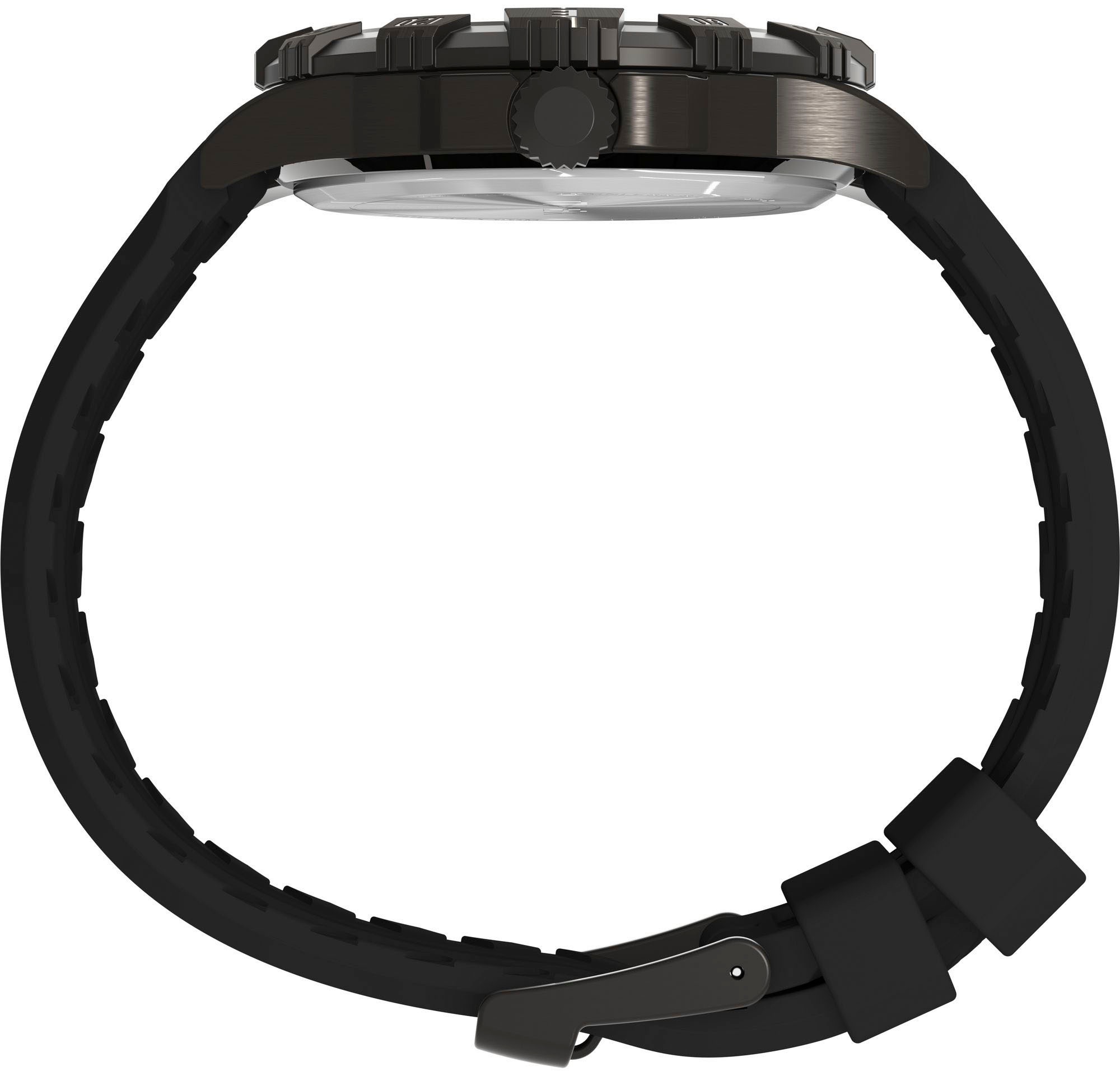 Timex Quarzuhr »RIDGE«, Armbanduhr, Herrenuhr,Silikonarmband,Datum, Leuchtzeiger