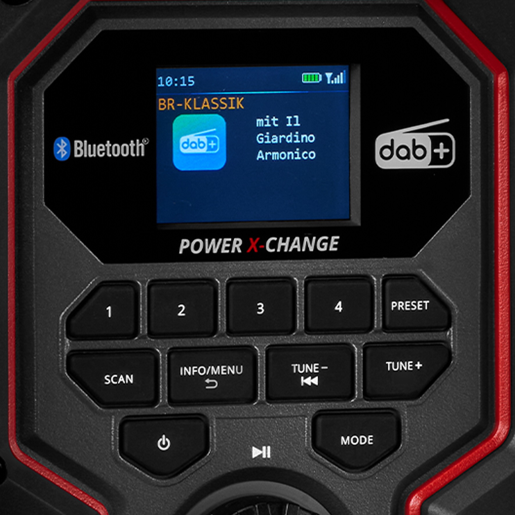 Einhell Baustellenradio »TE-CR 18 Li DAB+/FM/BT - Solo«, (Digitalradio (DAB+)-FM-Tuner mit RDS 10 W), ohne Akku