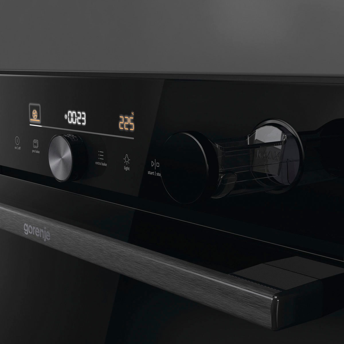 GORENJE Backofen  »BSA6747DGWI«, mit 2-fach-Teleskopauszug, Aqua-Reinigungsfunktion, AirFry-Funktion