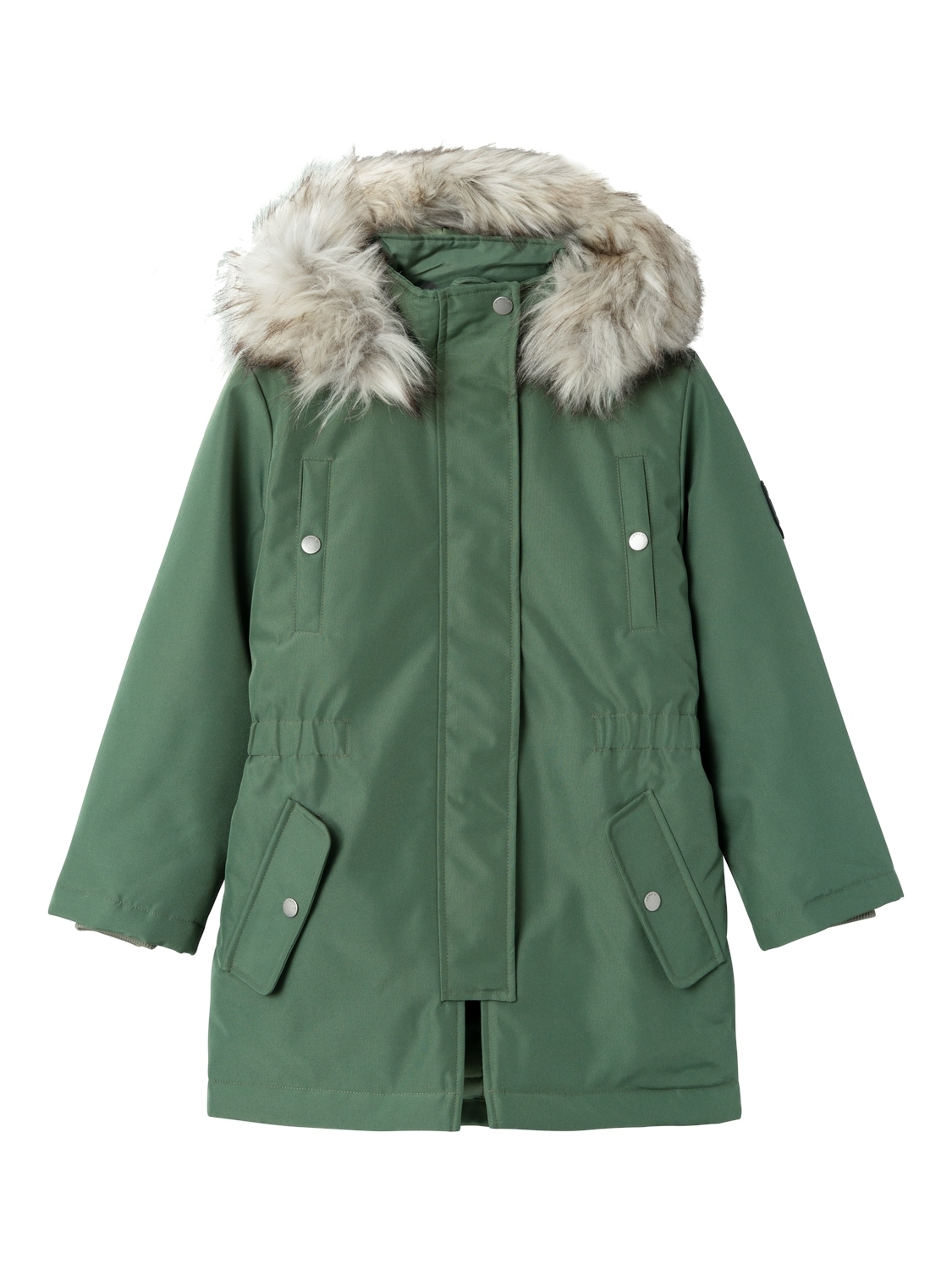 Name It Winterjacke »NKFMILLA PARKA JACKET LONG NOOS«, mit Kapuze