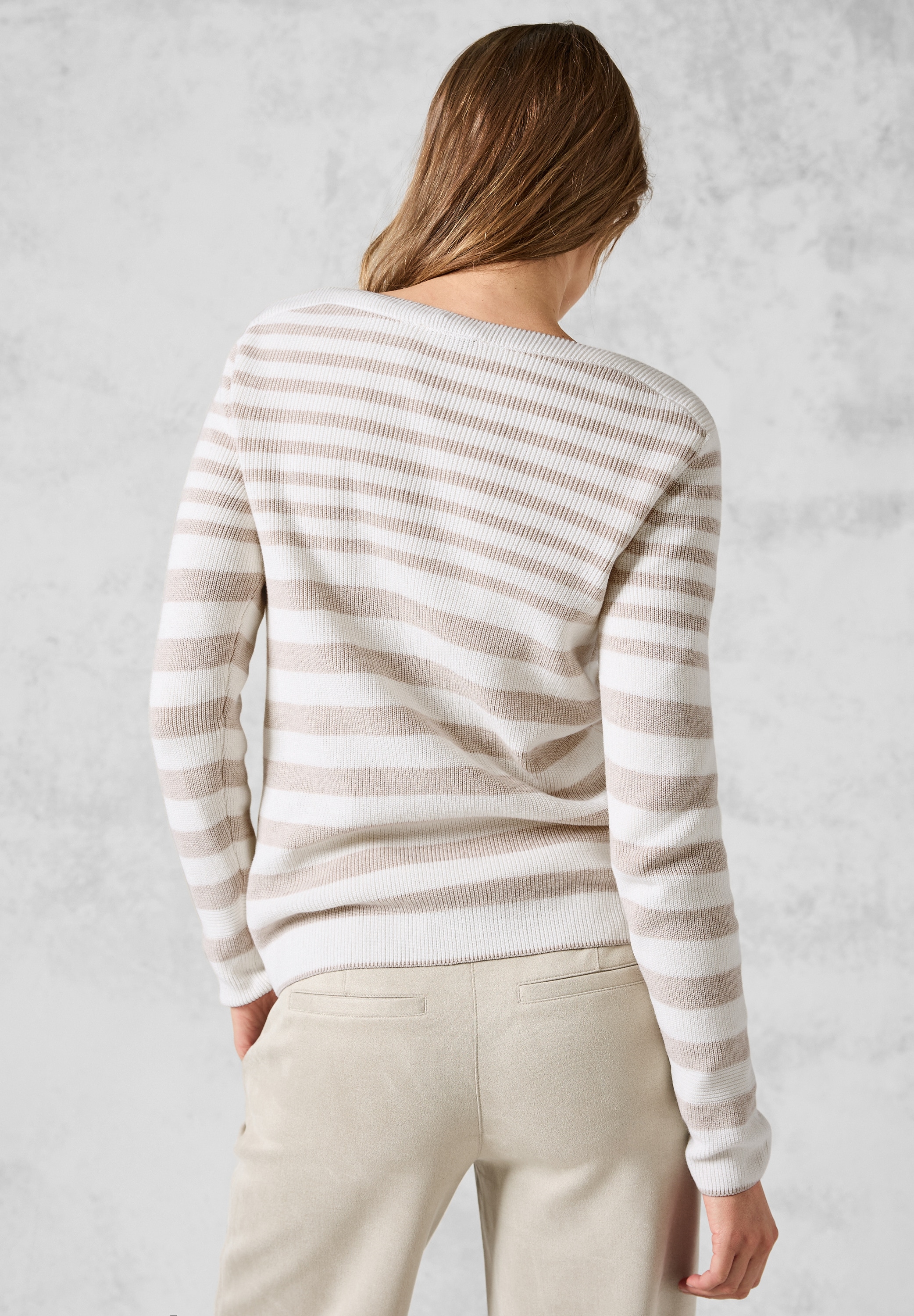 Cecil Strickpullover, aus reiner Baumwolle