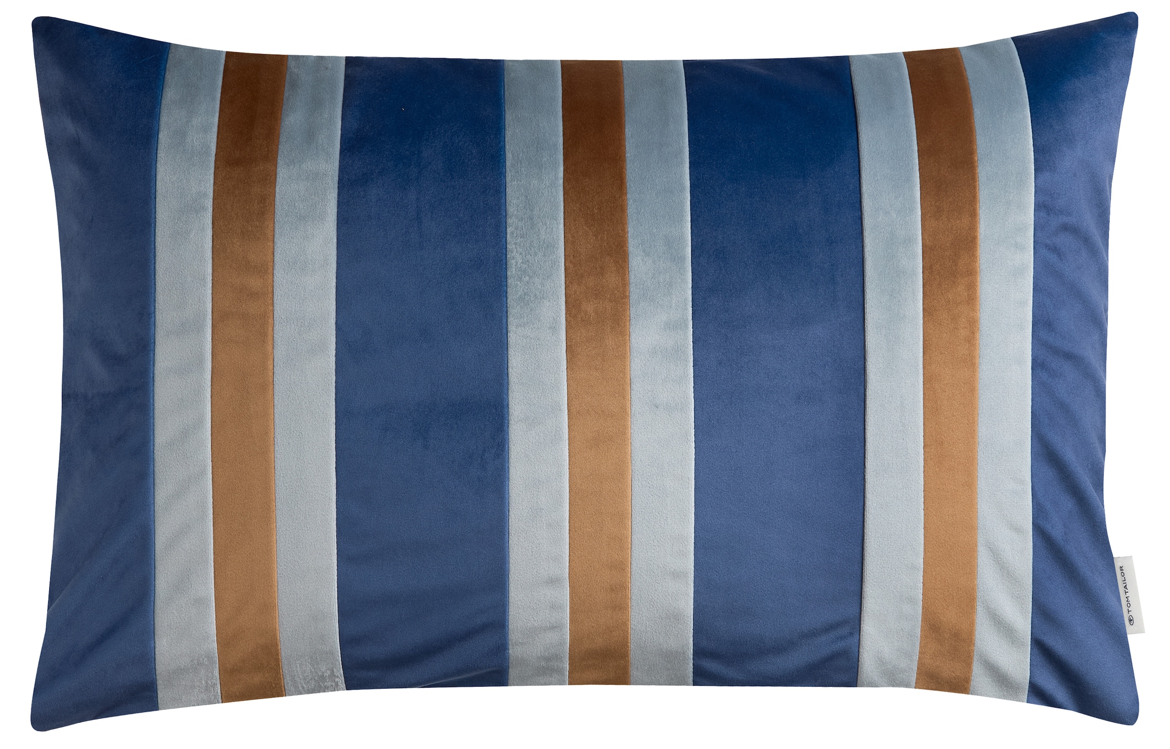 TOM TAILOR HOME Dekokissen "Velvet Stripe" aus weichem Velvet günstig online kaufen