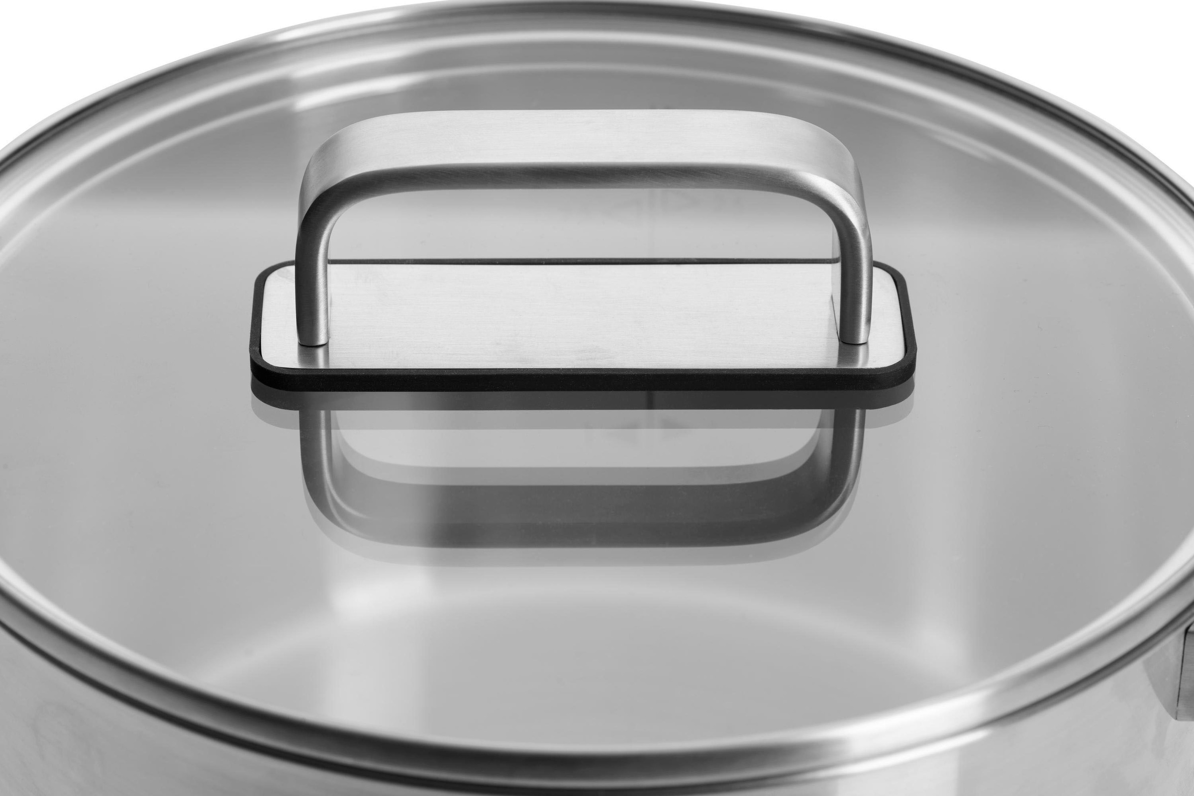 WOLL Topf-Set »Steel«, Edelstahl, (Set, 5 tlg.), Hochwertiger, korrosionsbeständiger Edelstahl