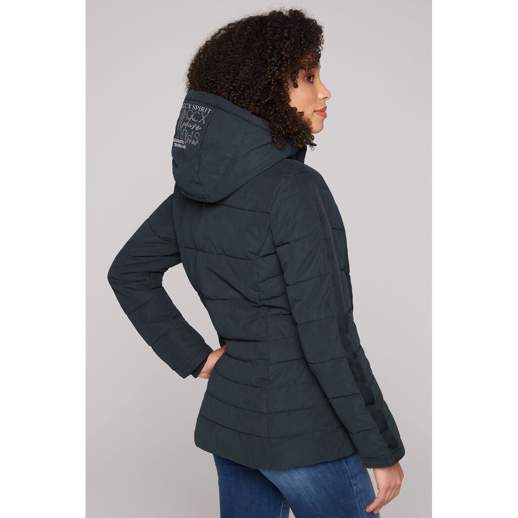 SOCCX Winterjacke, mit Kapuze