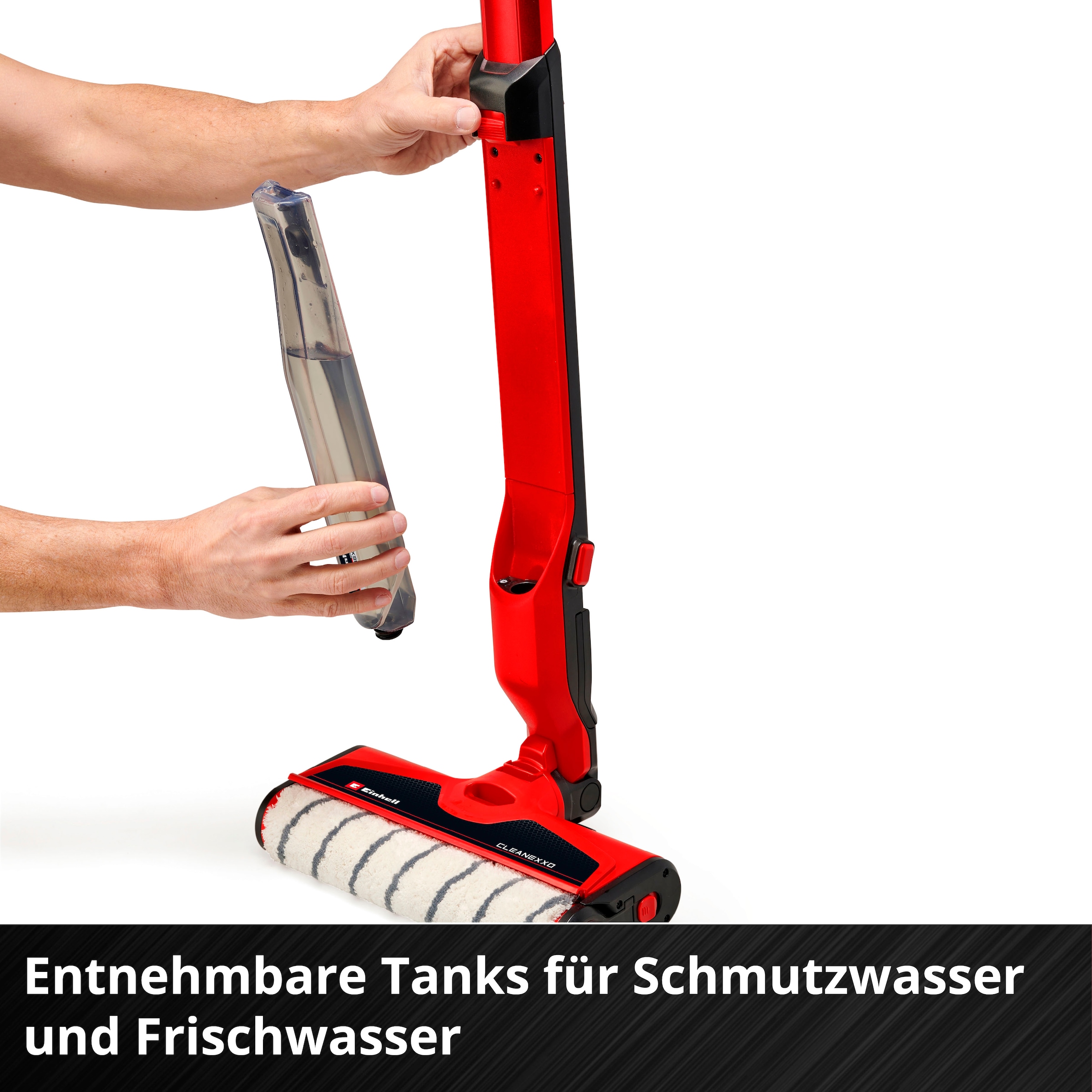 Einhell Hartbodenreiniger »Power X-Change CLEANEXXO«, (Packung), ohne Akku