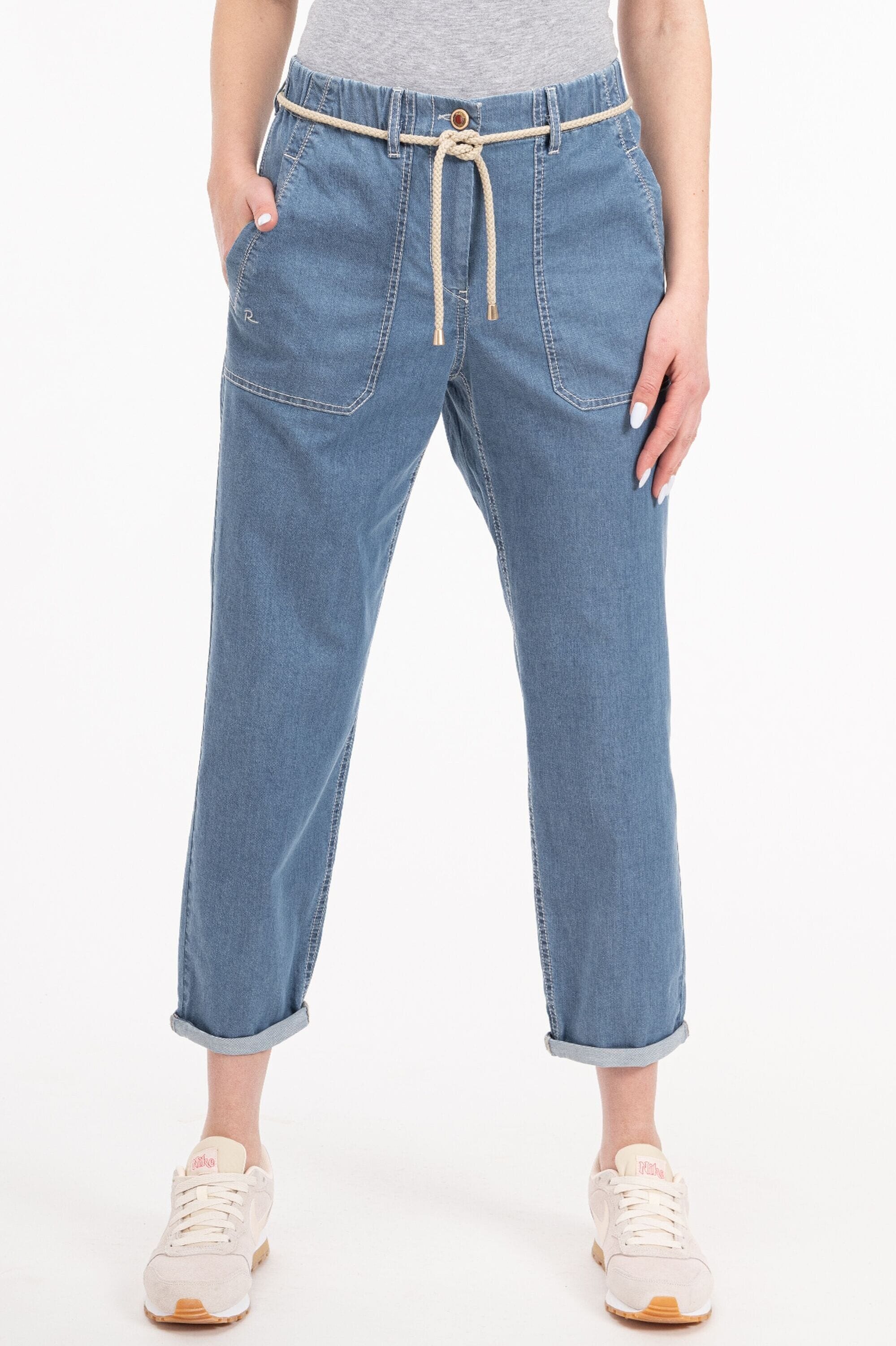 5-Pocket-Jeans »BELINA«, Gürtel