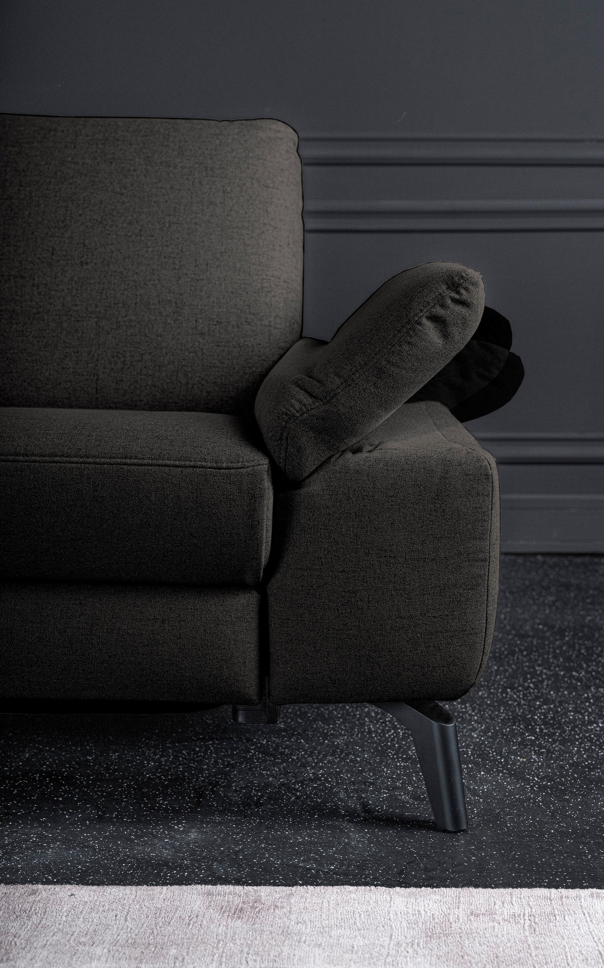 alina Ecksofa, inkl. Kopfstützen, wahlweise mit Relaxfunktion, Breite: 243 cm