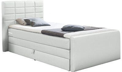 Boxspringbett »Lethbridge«, inkl. Bettkasten und Topper, zwei Matratzenarten in H2