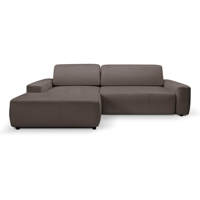 WERK2 Ecksofa »Bully«, Curvy Trend Ecksofa mit Schlaffunktion in weichem  Cord | BAUR