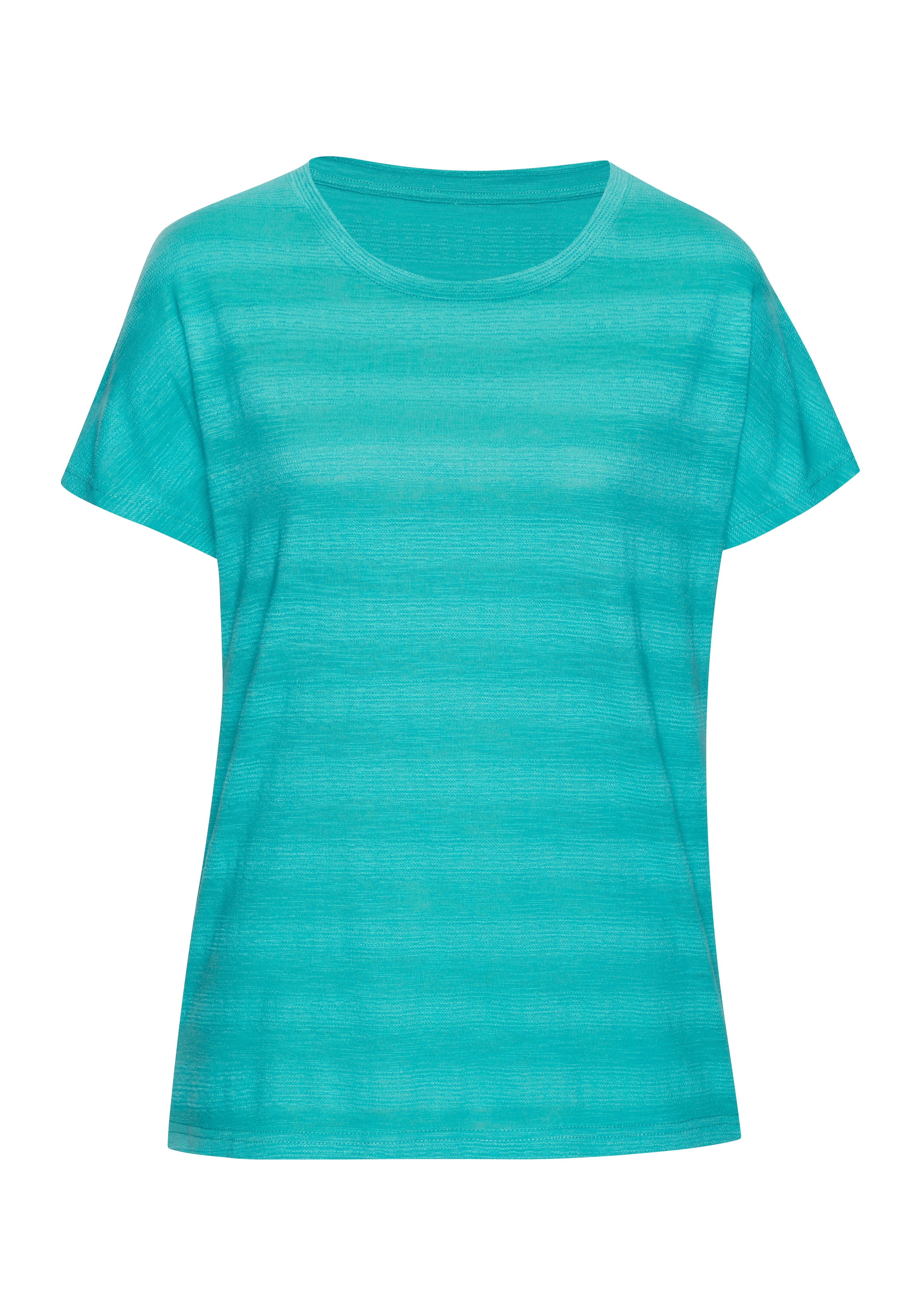 Vivance T-Shirt »mit modischer Strukturoptik« 2er-Pack,  aus pflegeleichter Qualität mit Baumwolle