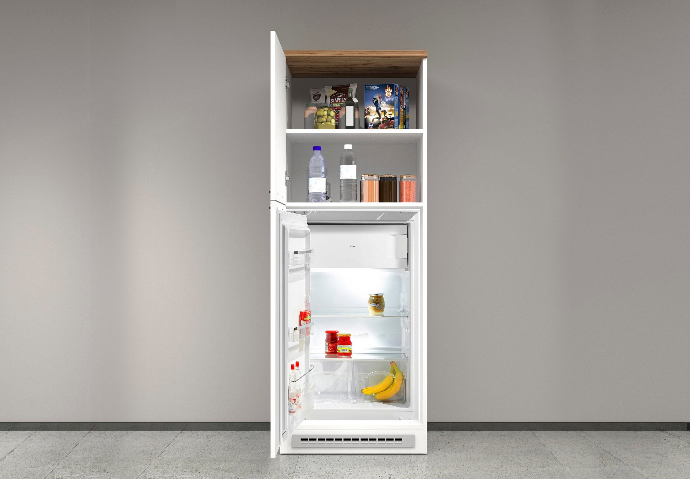 KOCHSTATION Kühlumbauschrank »KS-Sole« Breite 60 cm, Nischenmaß 56,8/53/90 cm