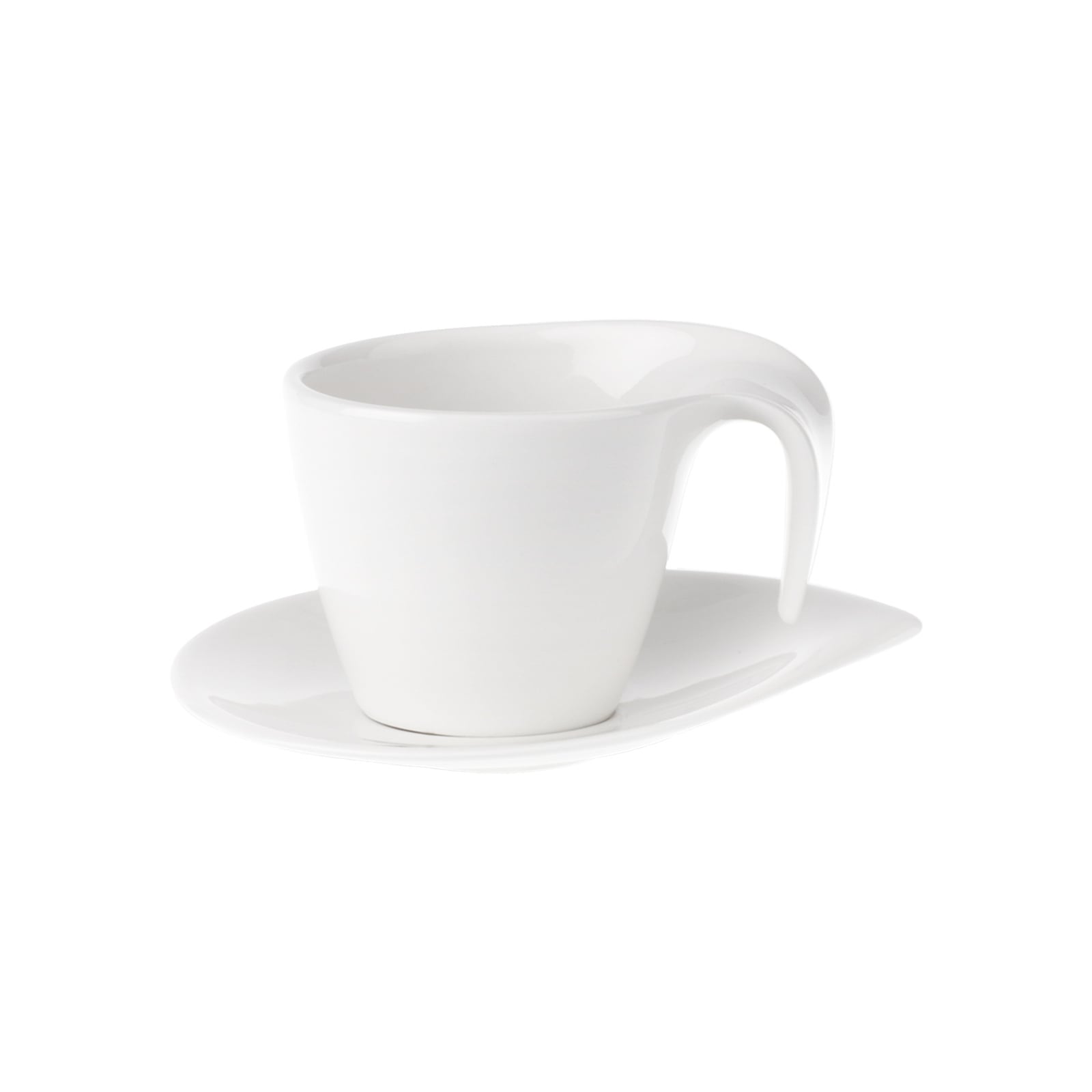 Villeroy & Boch Tasse "Kaffeetasse mit Untertasse Flow 200 ml weiß" günstig online kaufen