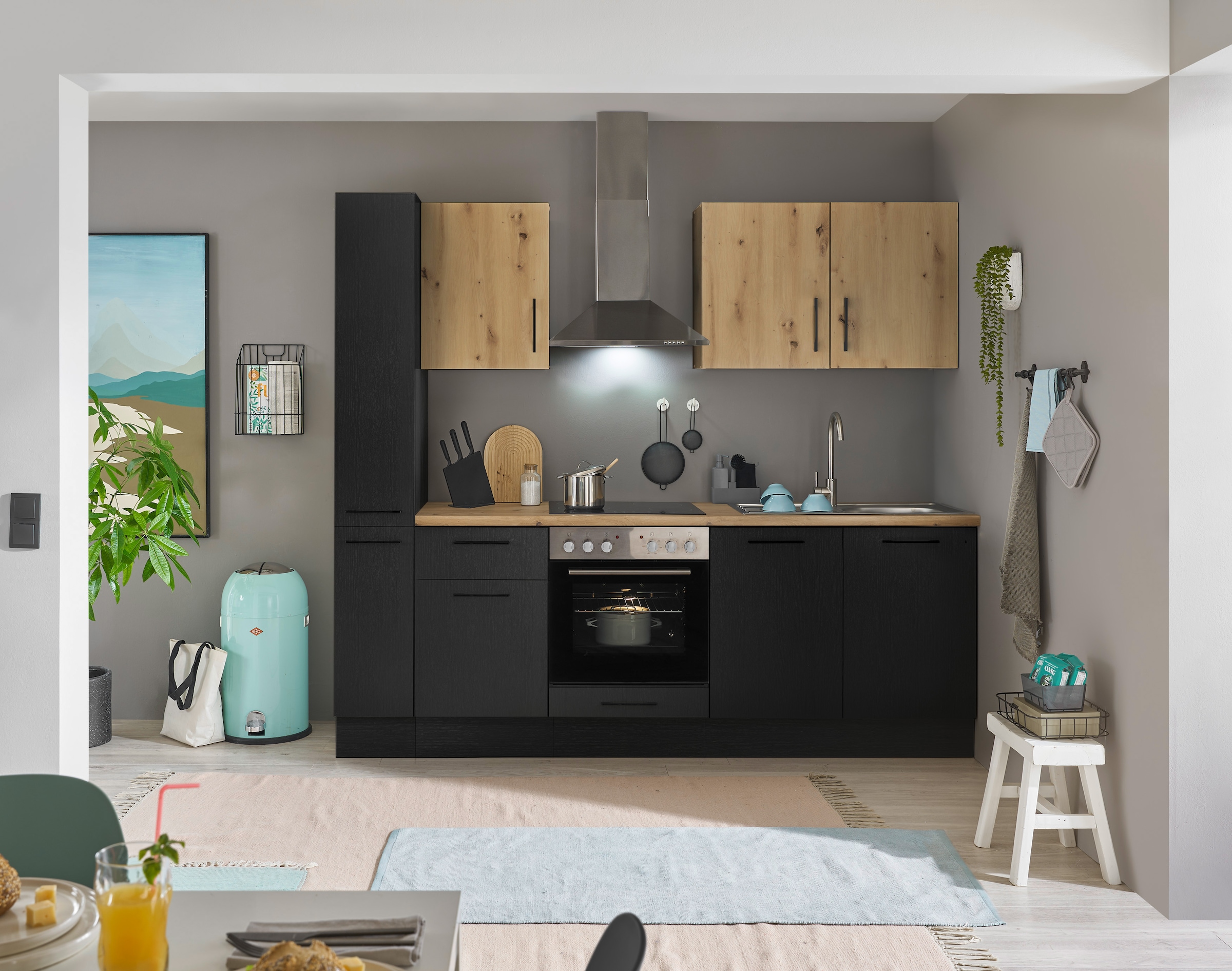 BASIC by Balculina Virtuvės baldų komplektas »Turin« Brei...